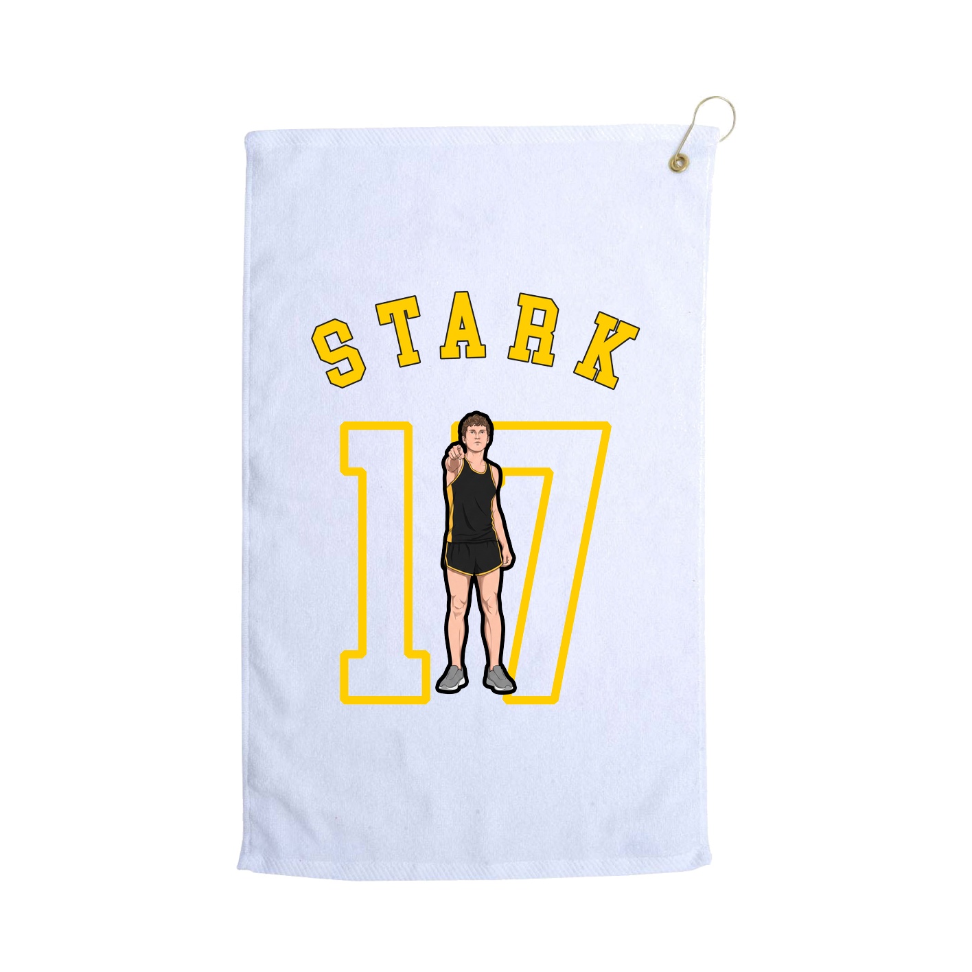 Golf Towel — Shirsey Arch in White