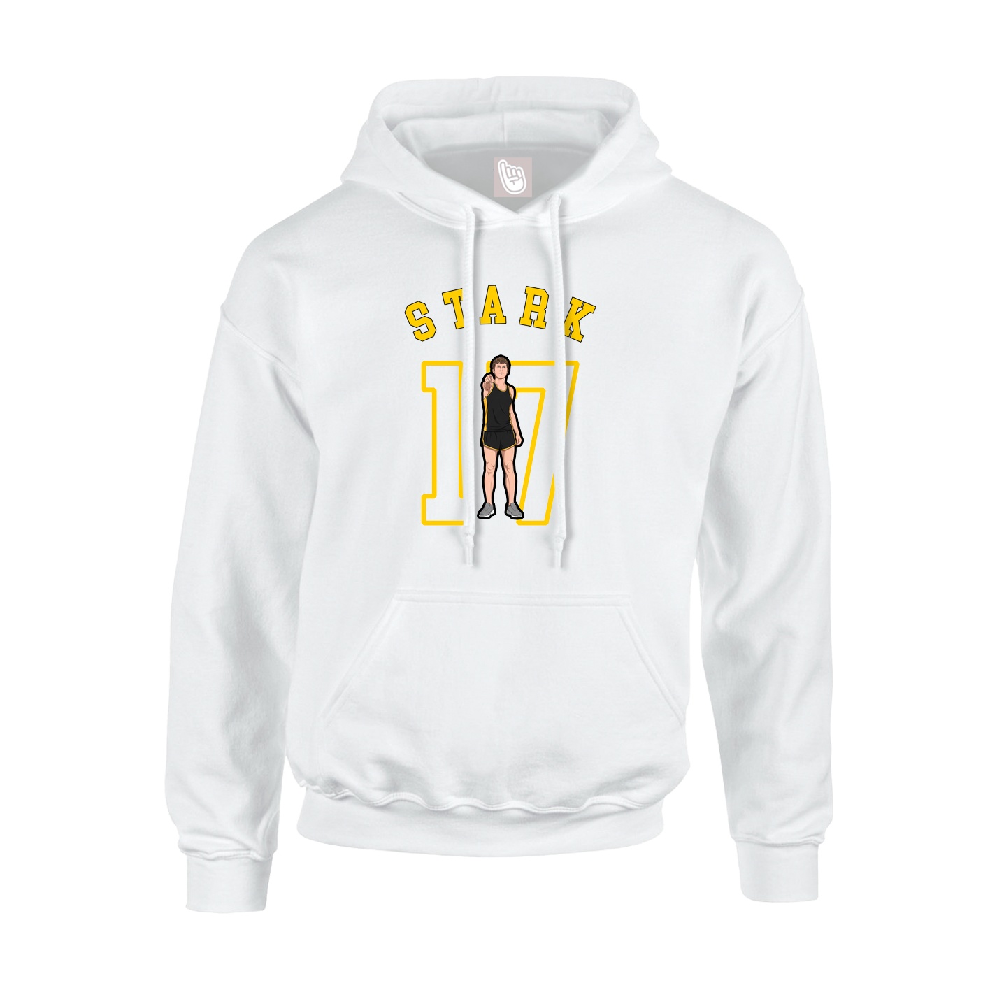 Hoodie — Shirsey Arch in White