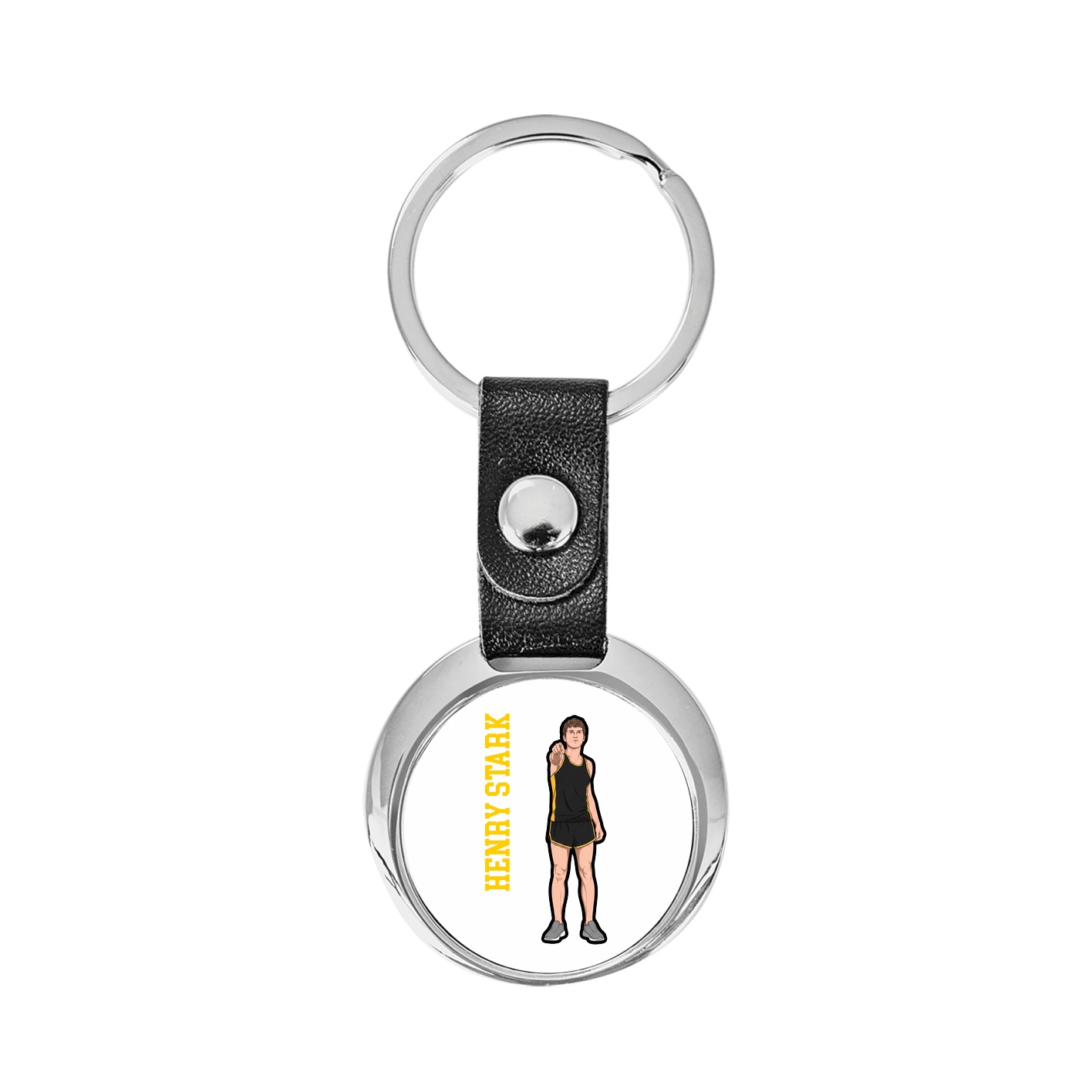 Key Chain — Name Vertical in Classic