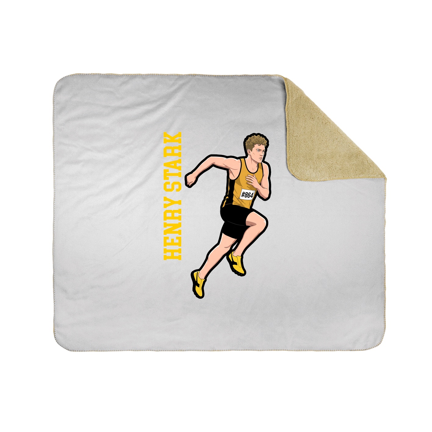 50x60 Sherpa Lined Throw Blanket