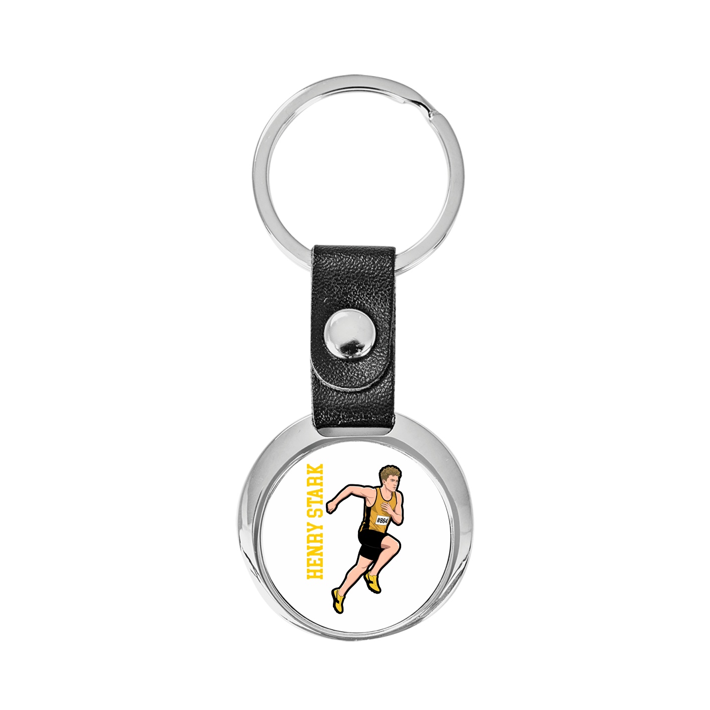 Key Chain — Name Vertical in Classic