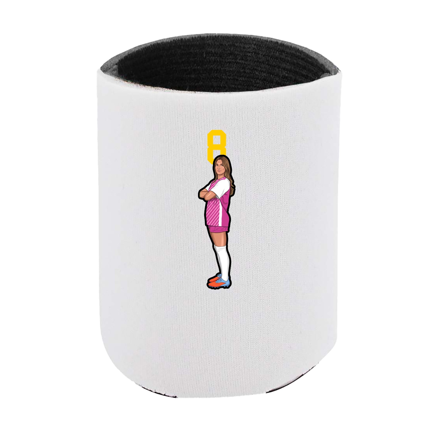 Can Holder — Number Top in White