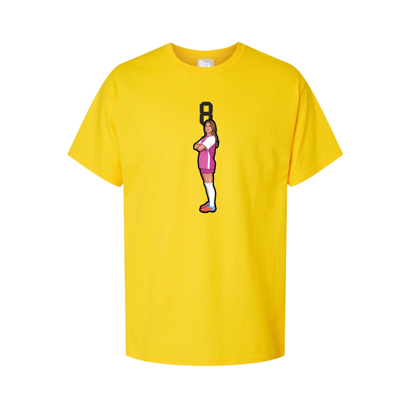 Tee — Number Top in Gold