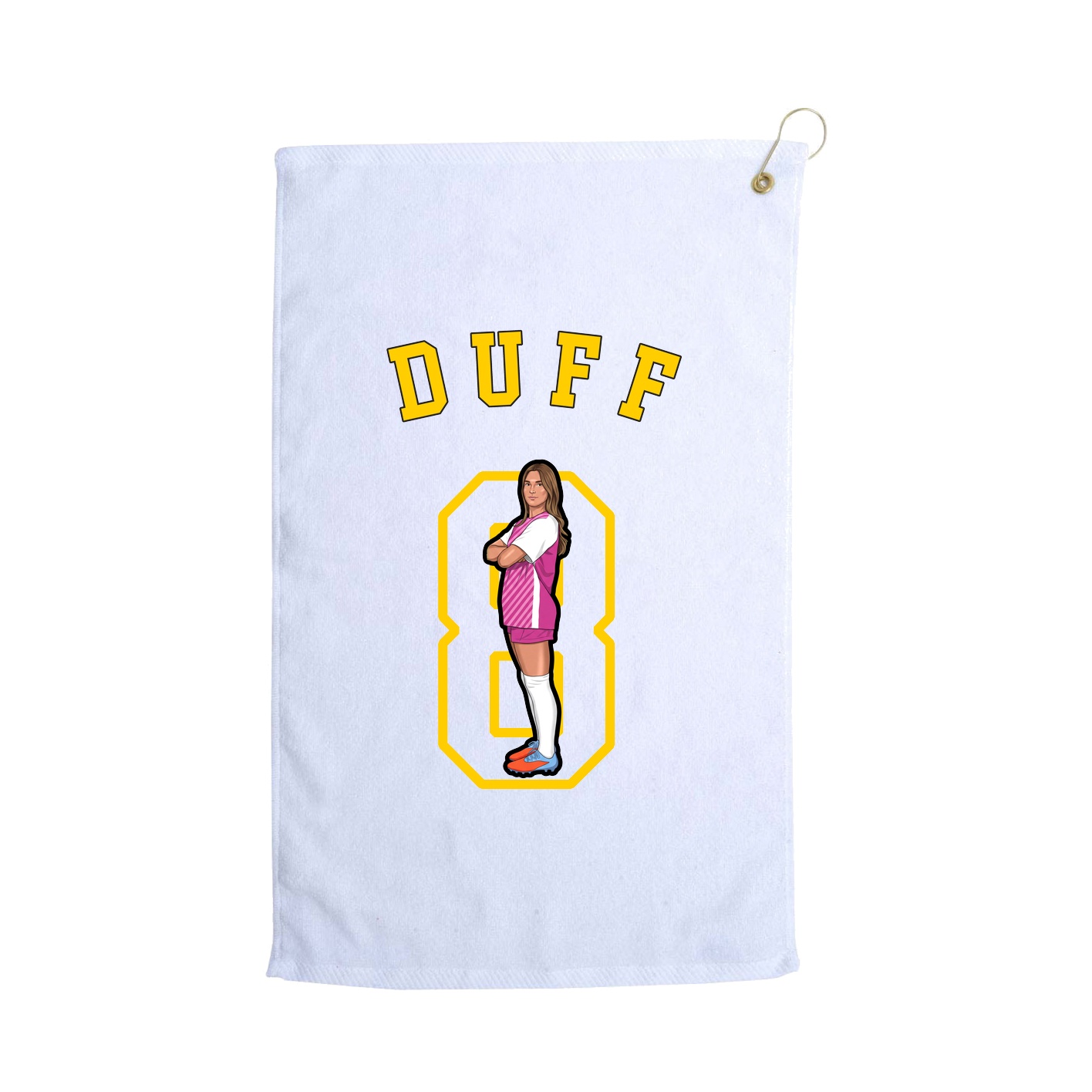 Golf Towel — Shirsey Arch in White