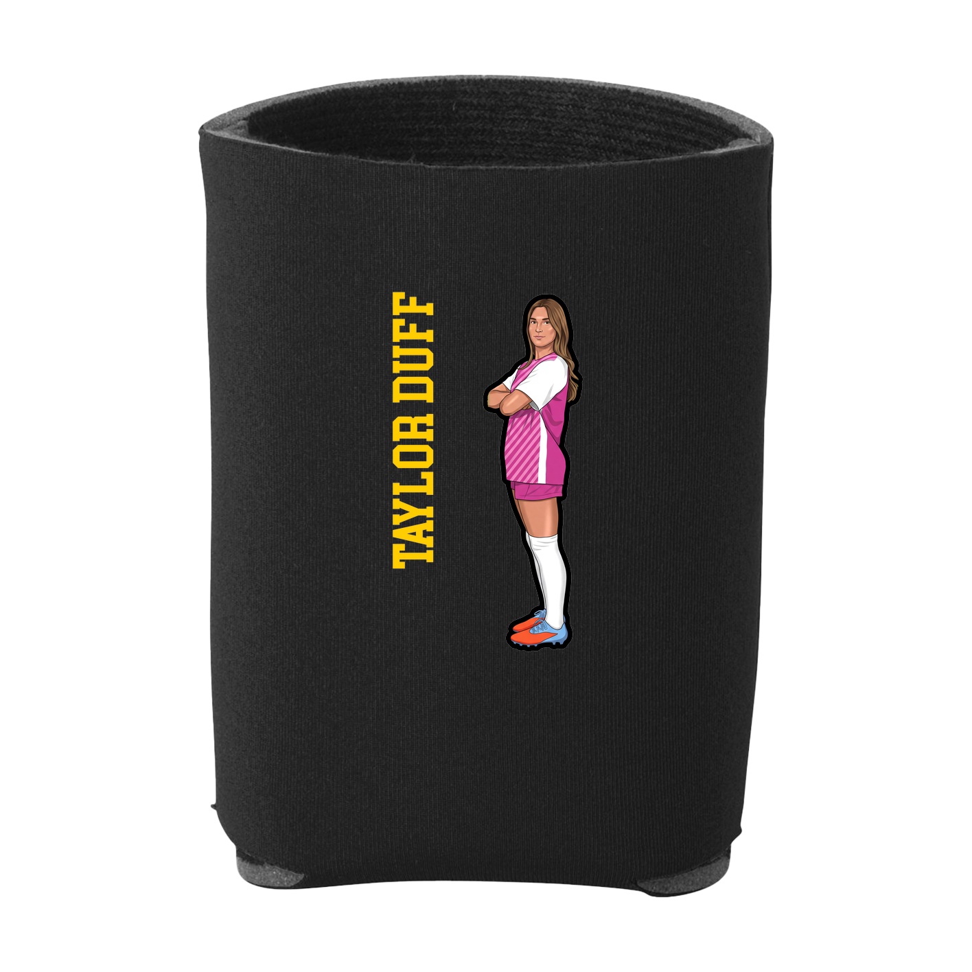 Can Holder — Name Vertical in Black