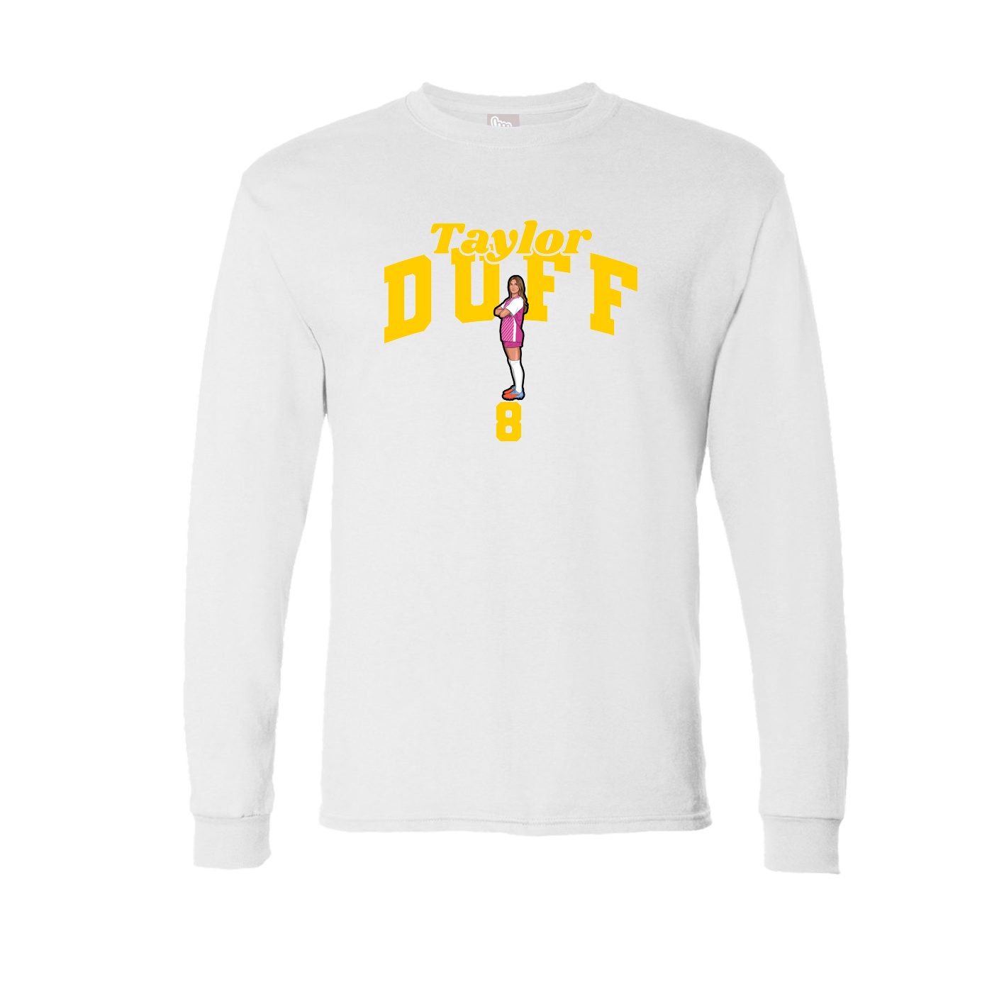 Long Sleeve Tee — Signature Arch in White
