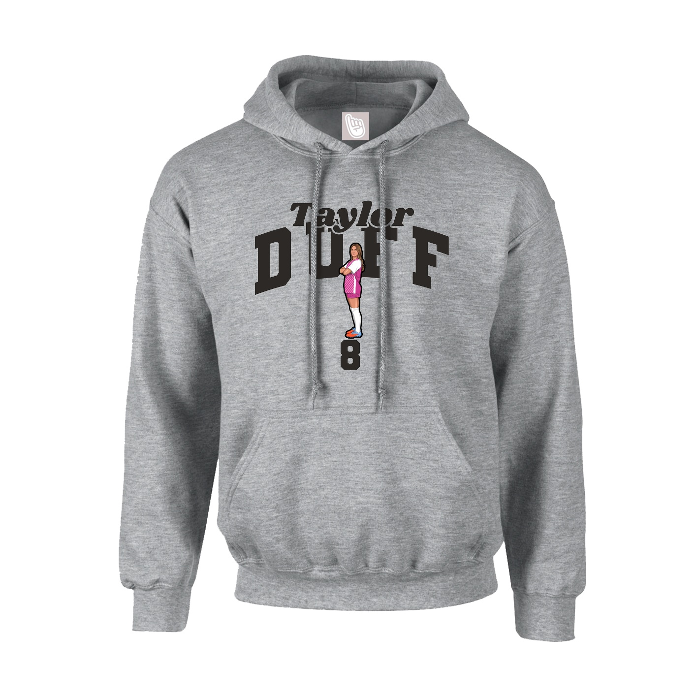 Hoodie — Signature Arch in Grey
