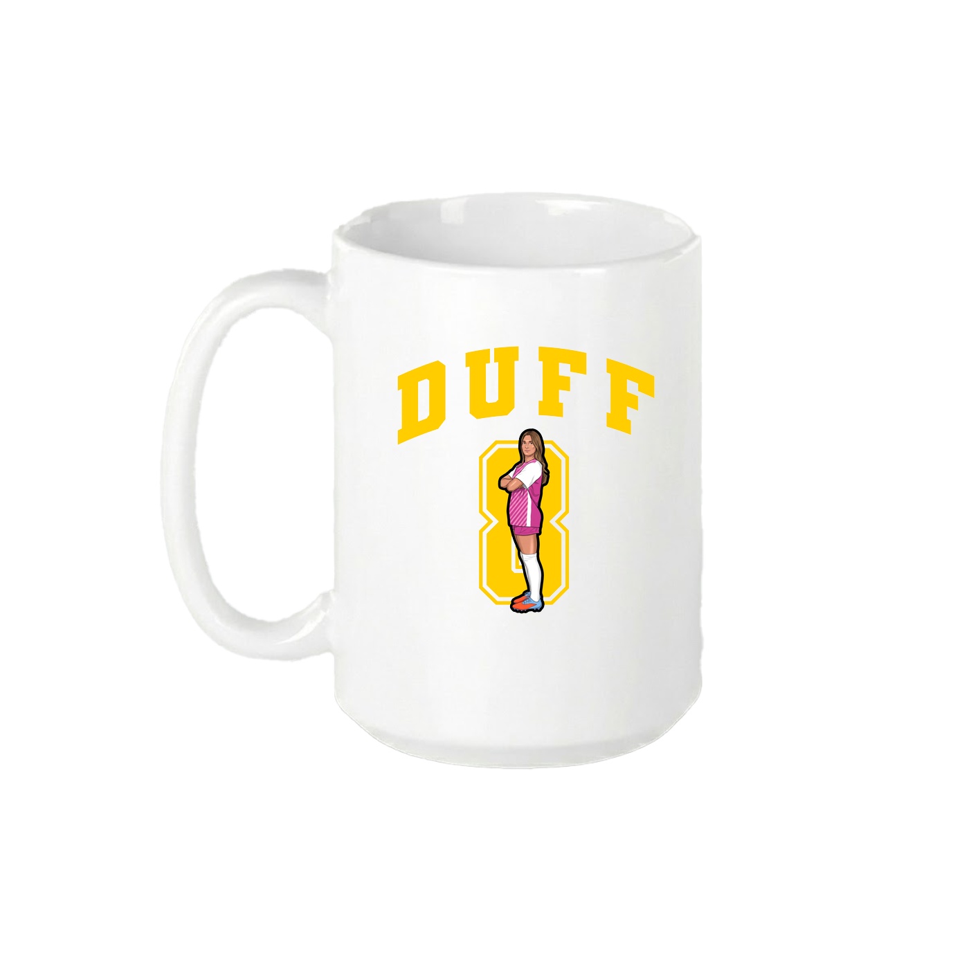 15oz Coffee Mug — Number in White