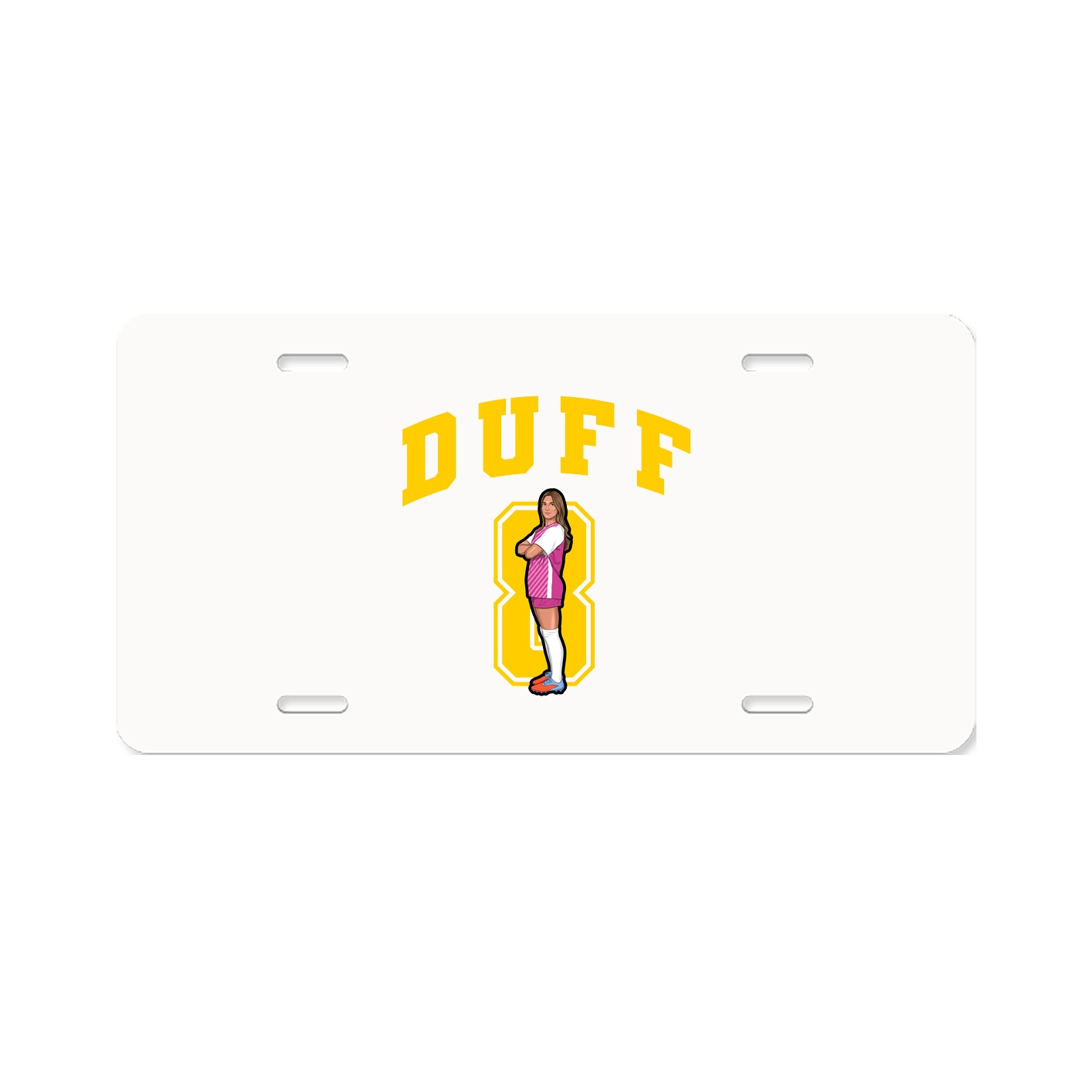 License Plate — Number in Classic