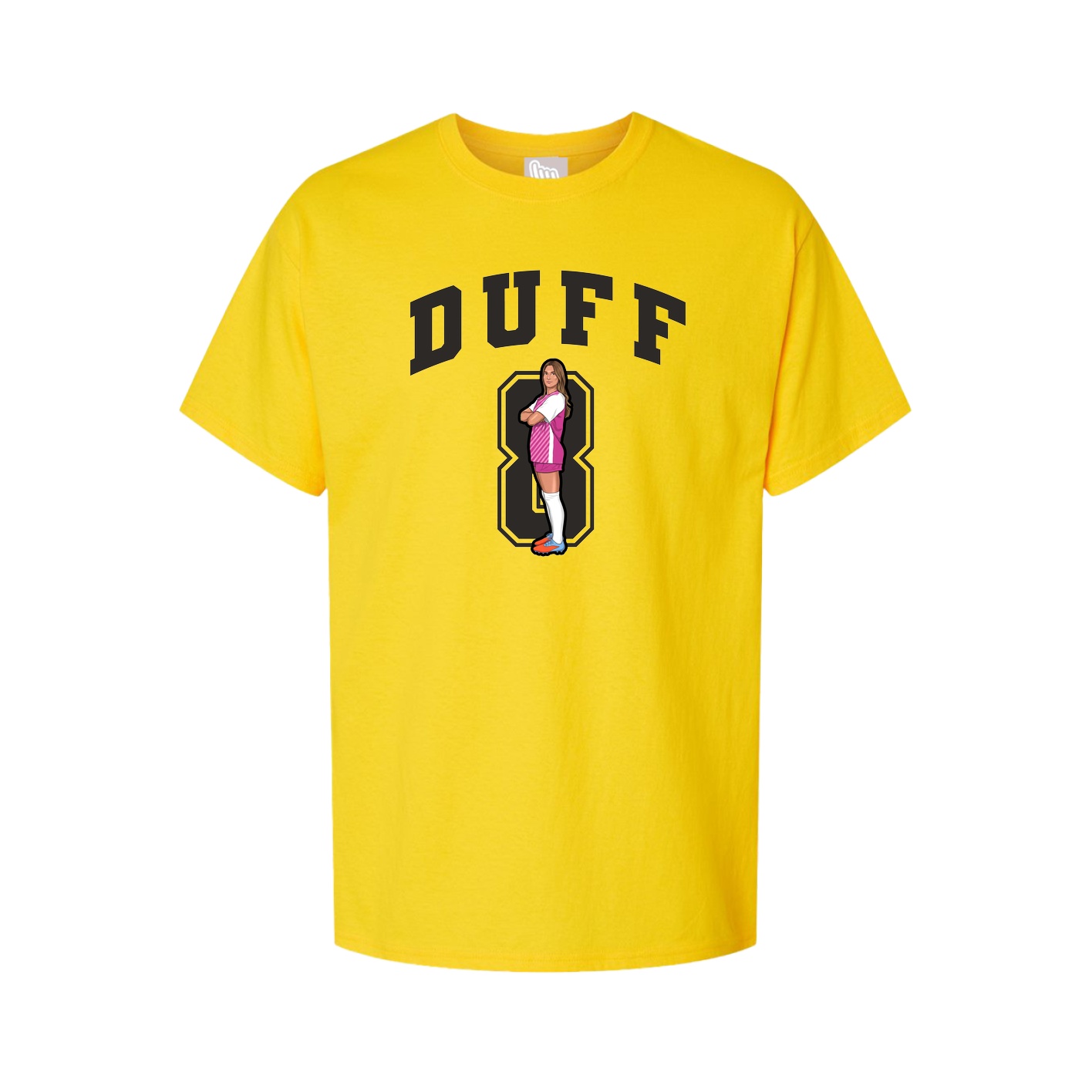 Youth Tee — Number in Gold