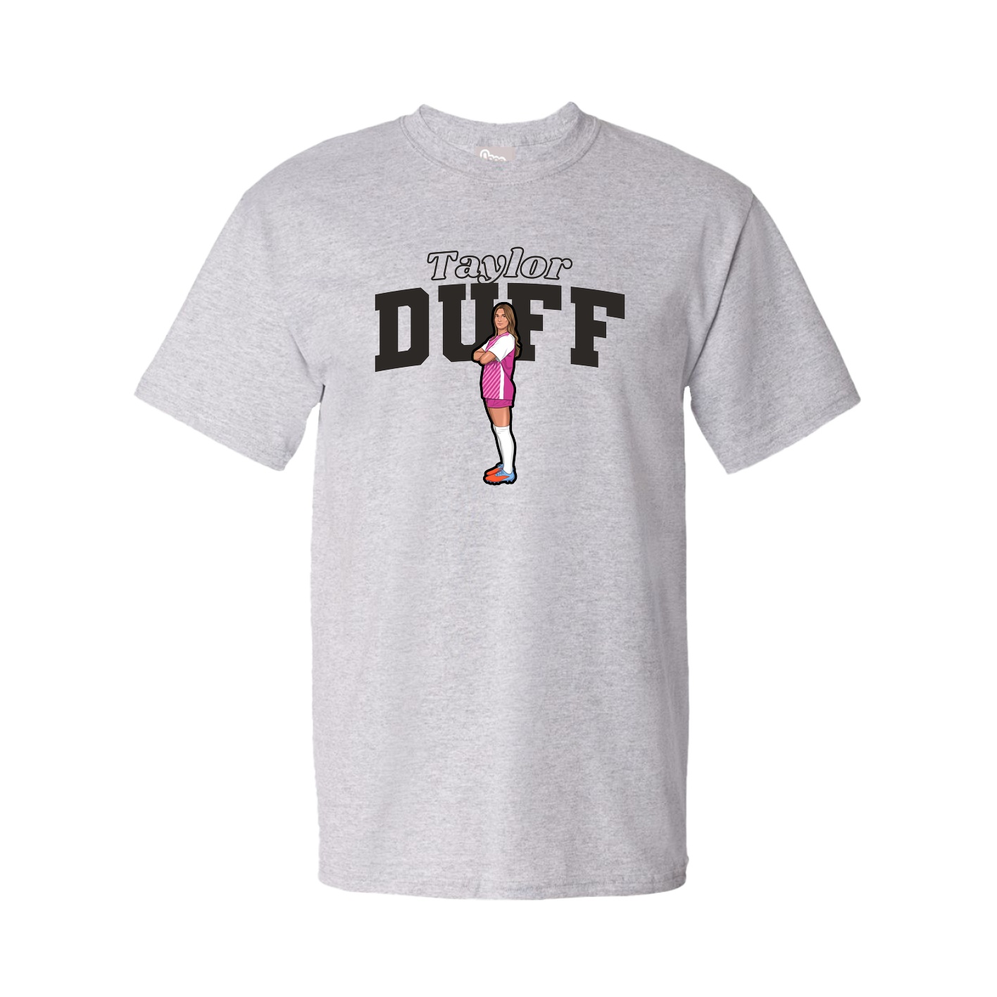 Tee — Name Arch in Grey