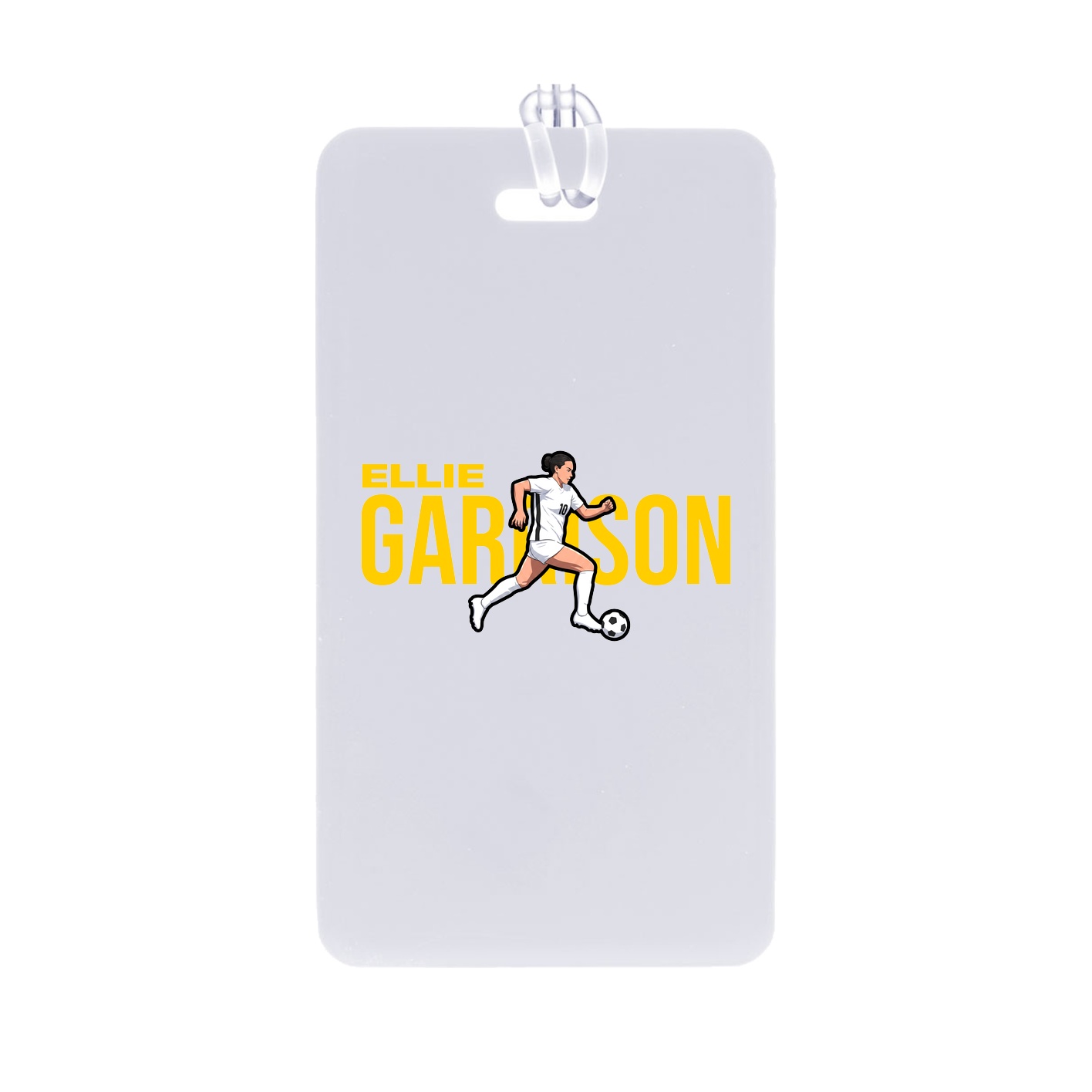Bag Tag — Player Name in Classic