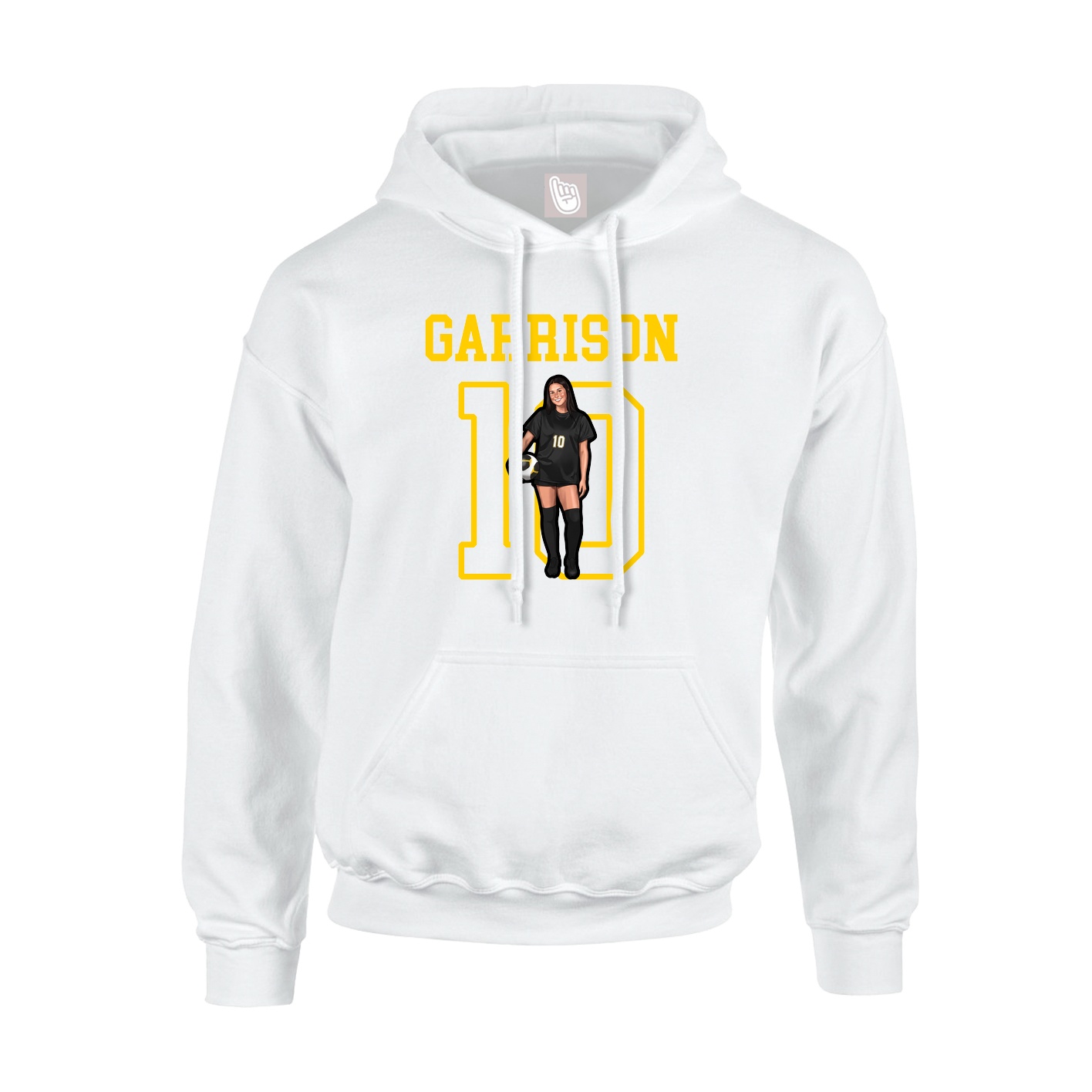 Youth Hoodie — Shirsey in White