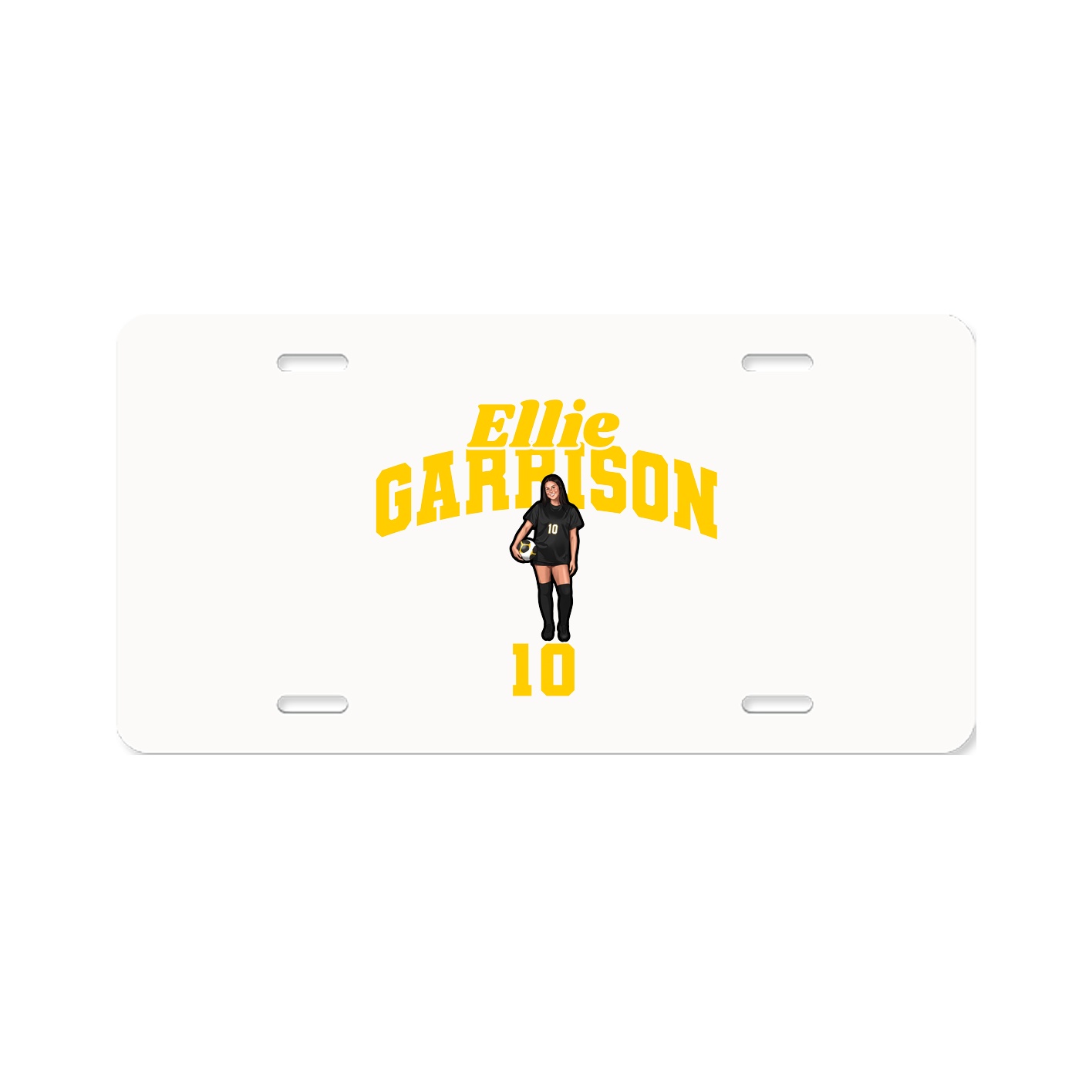 License Plate — Signature Arch in Classic