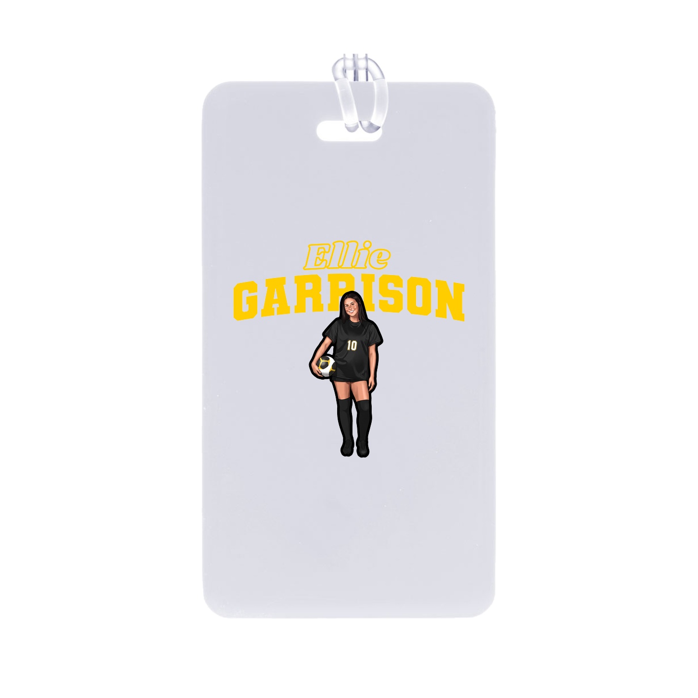 Bag Tag — Name Arch in Classic