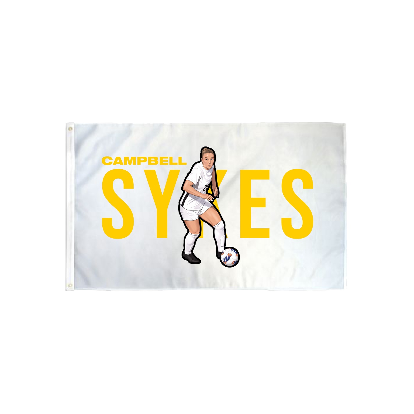 3x5 Flag — Player Name in Classic