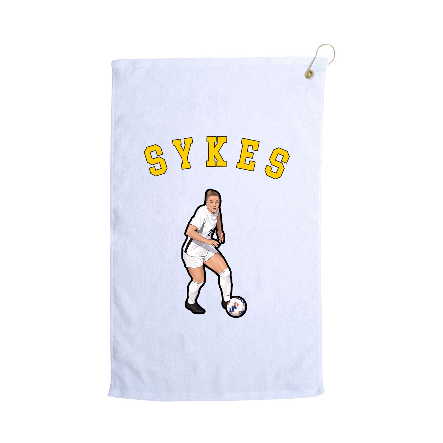 Golf Towel — Shirsey Arch in White