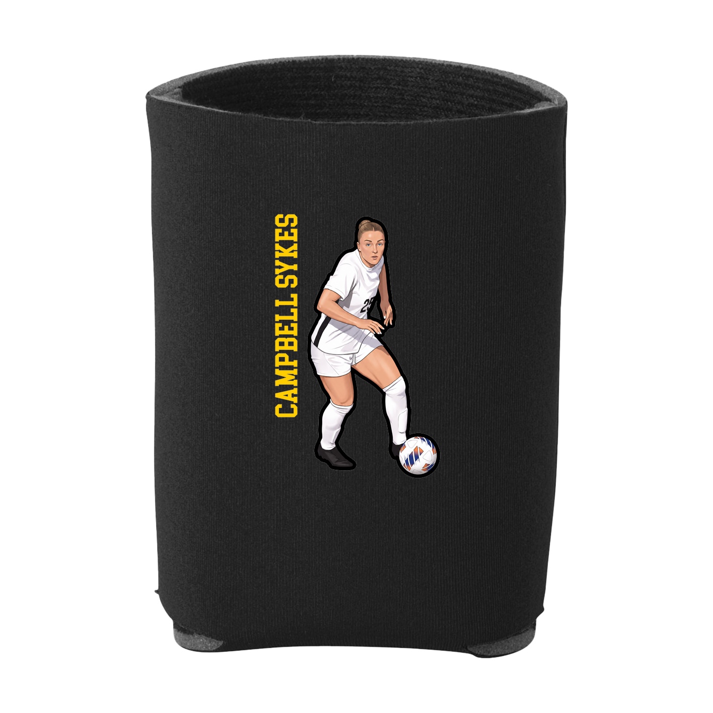 Can Holder — Name Vertical in Black