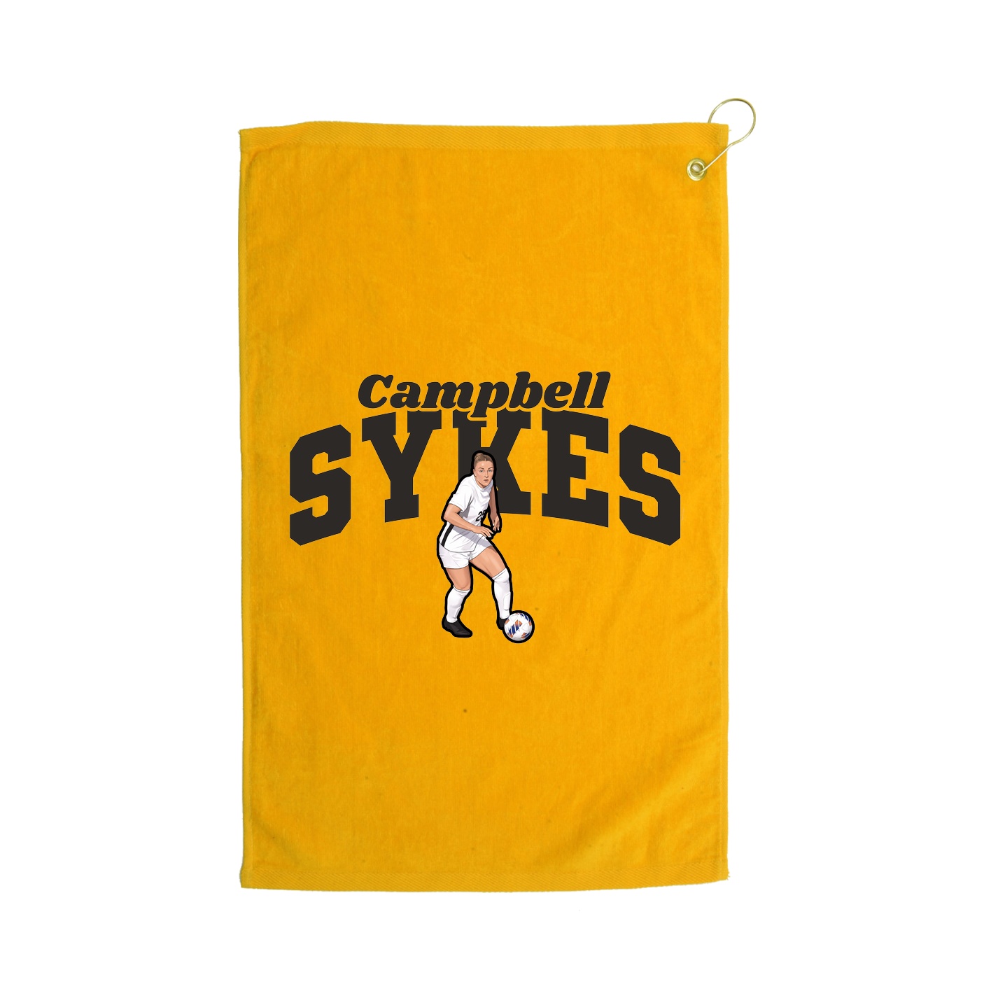 Golf Towel — Signature Arch in Gold