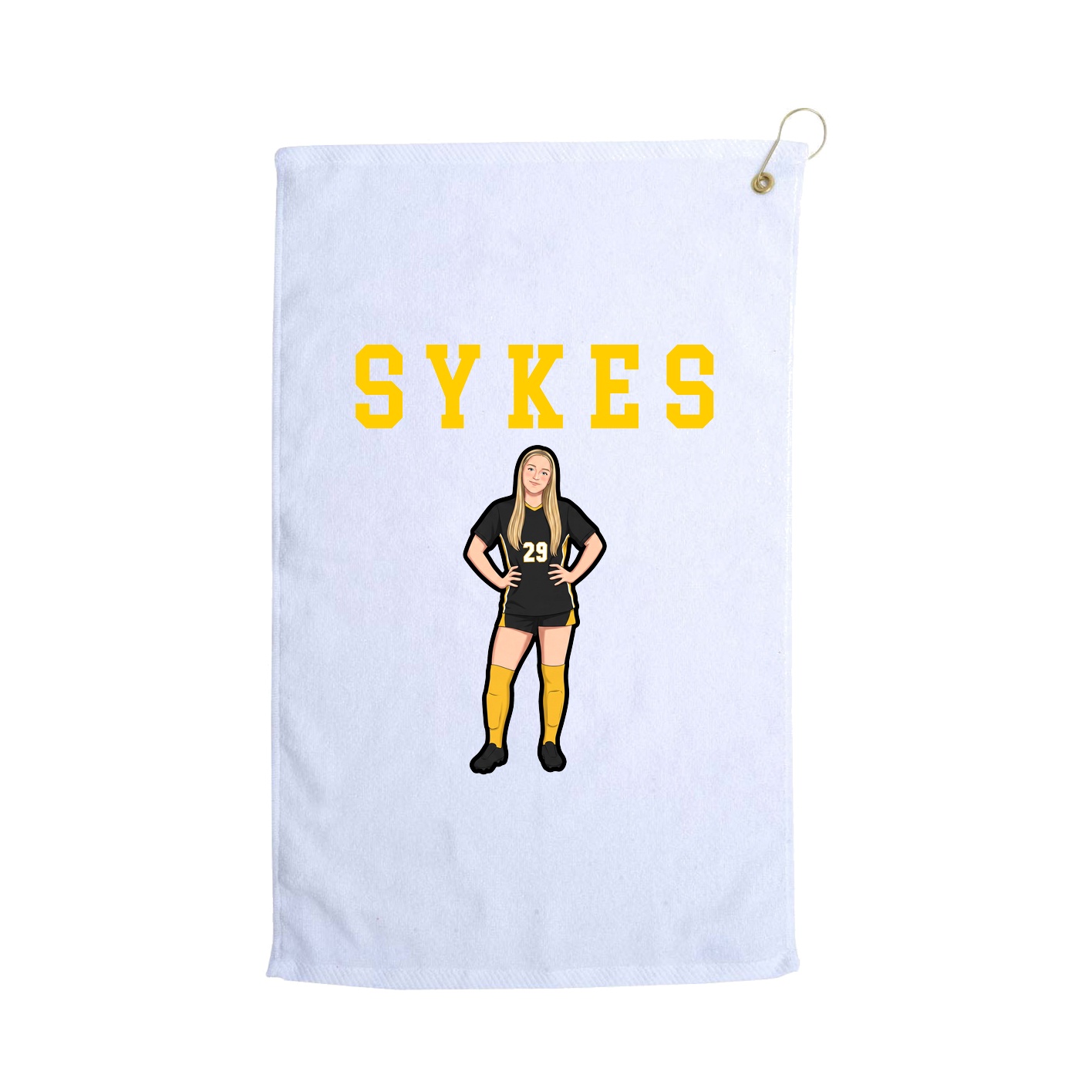 Golf Towel — Shirsey in White