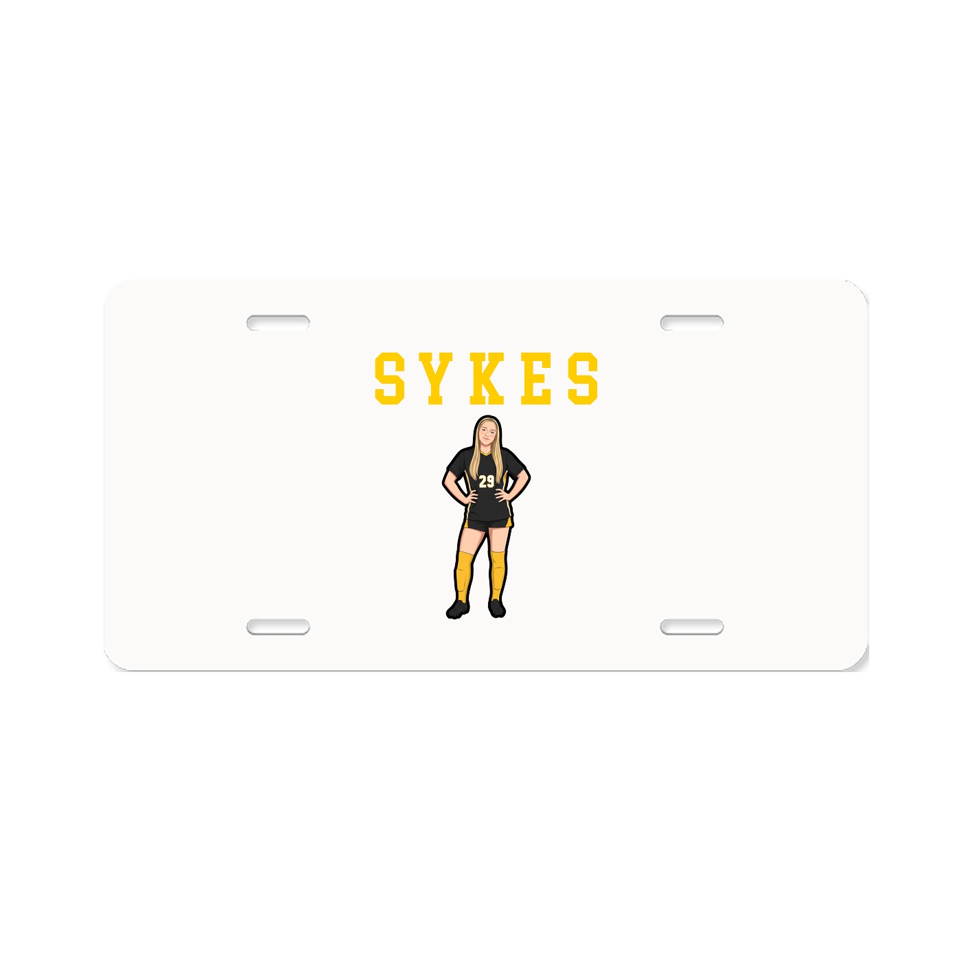 License Plate — Shirsey in Classic