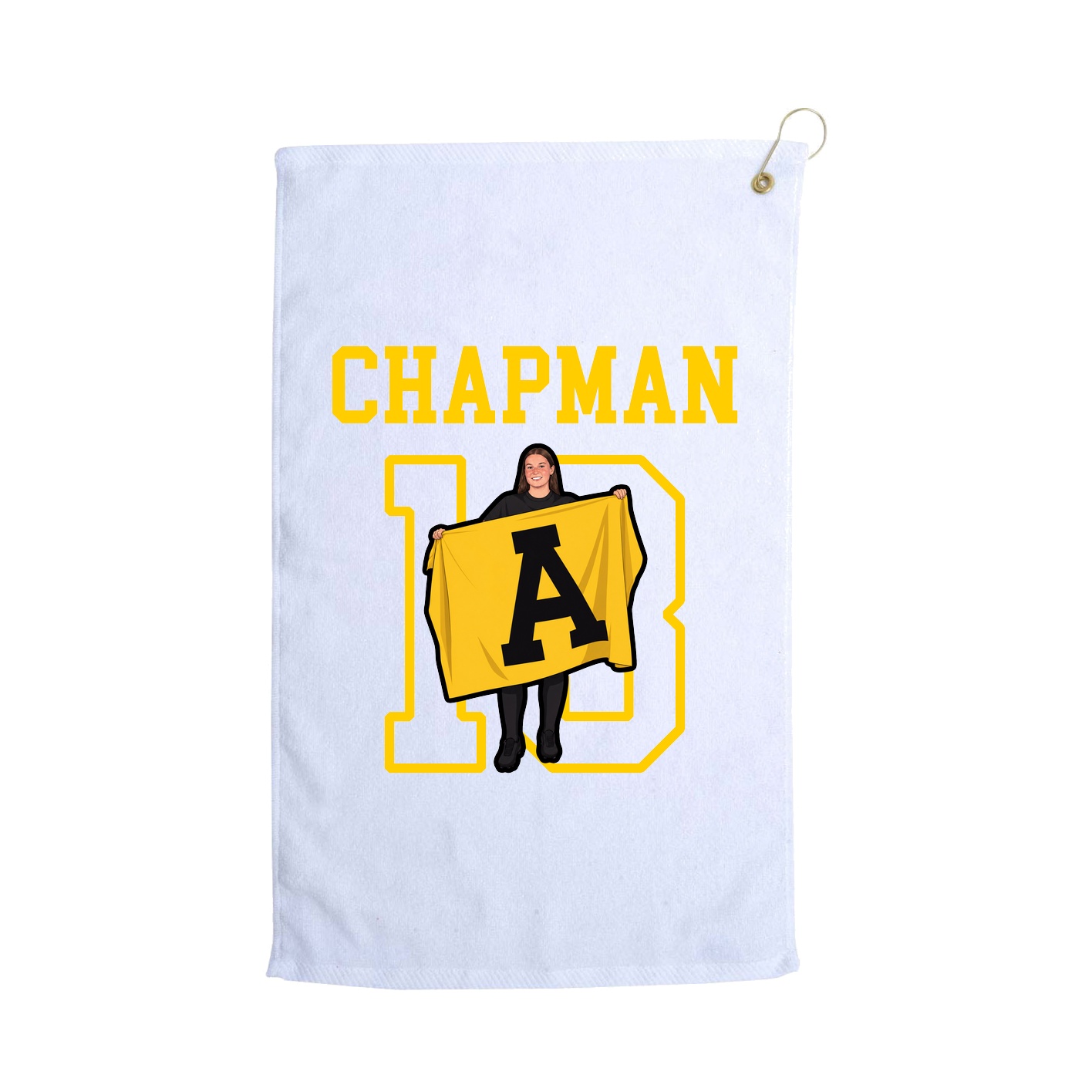 Golf Towel — Shirsey in White