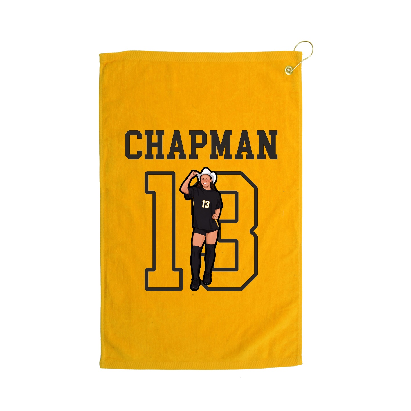 Golf Towel — Shirsey in Gold