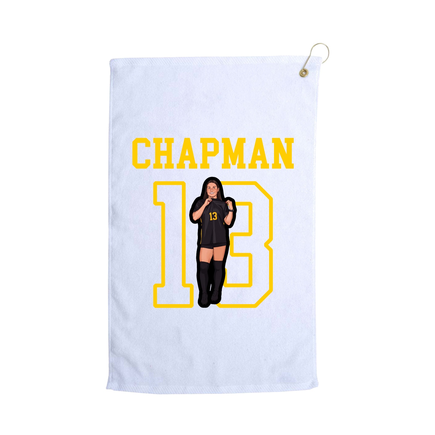 Golf Towel — Shirsey in White