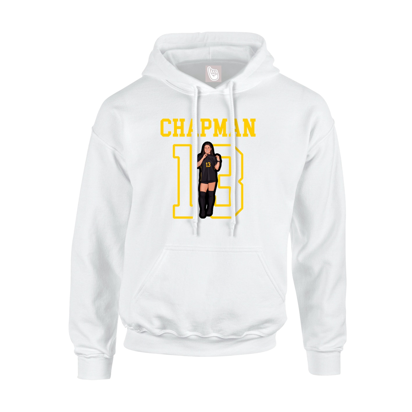 Hoodie — Shirsey in White