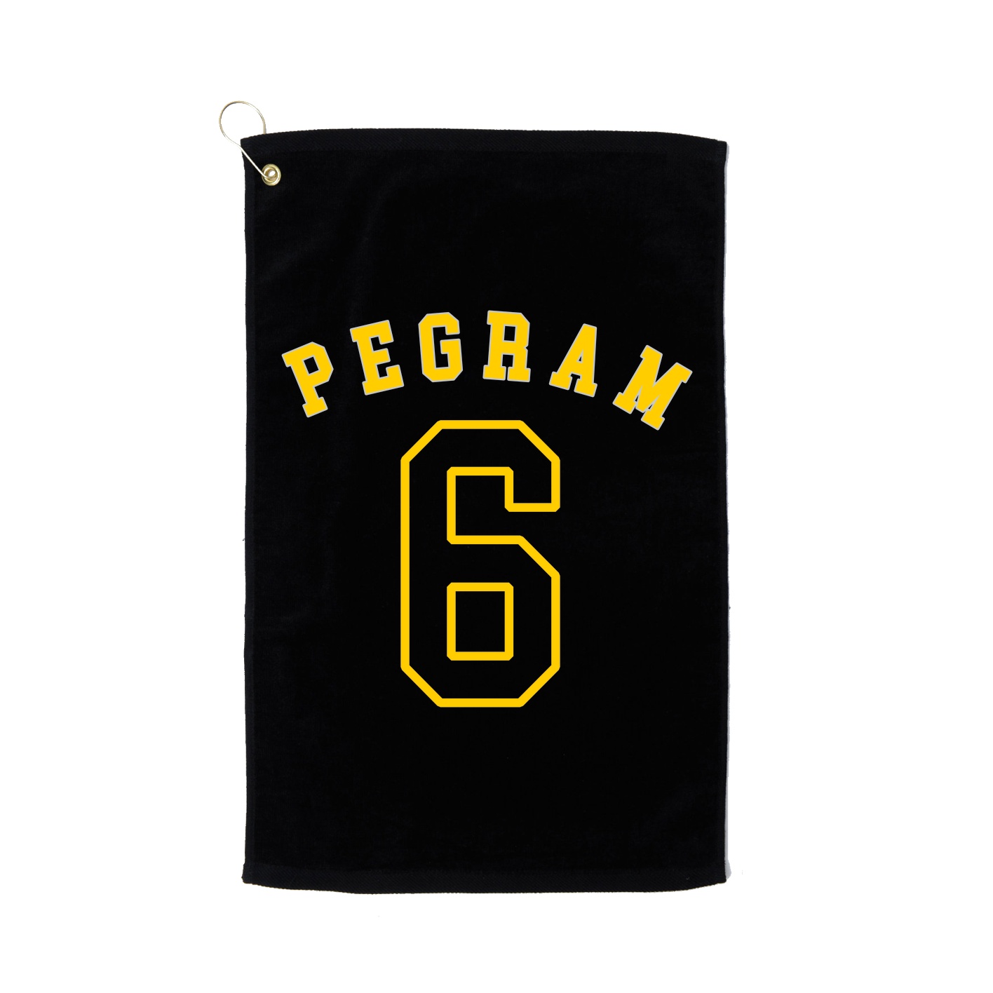 Golf Towel — Shirsey Arch in Black