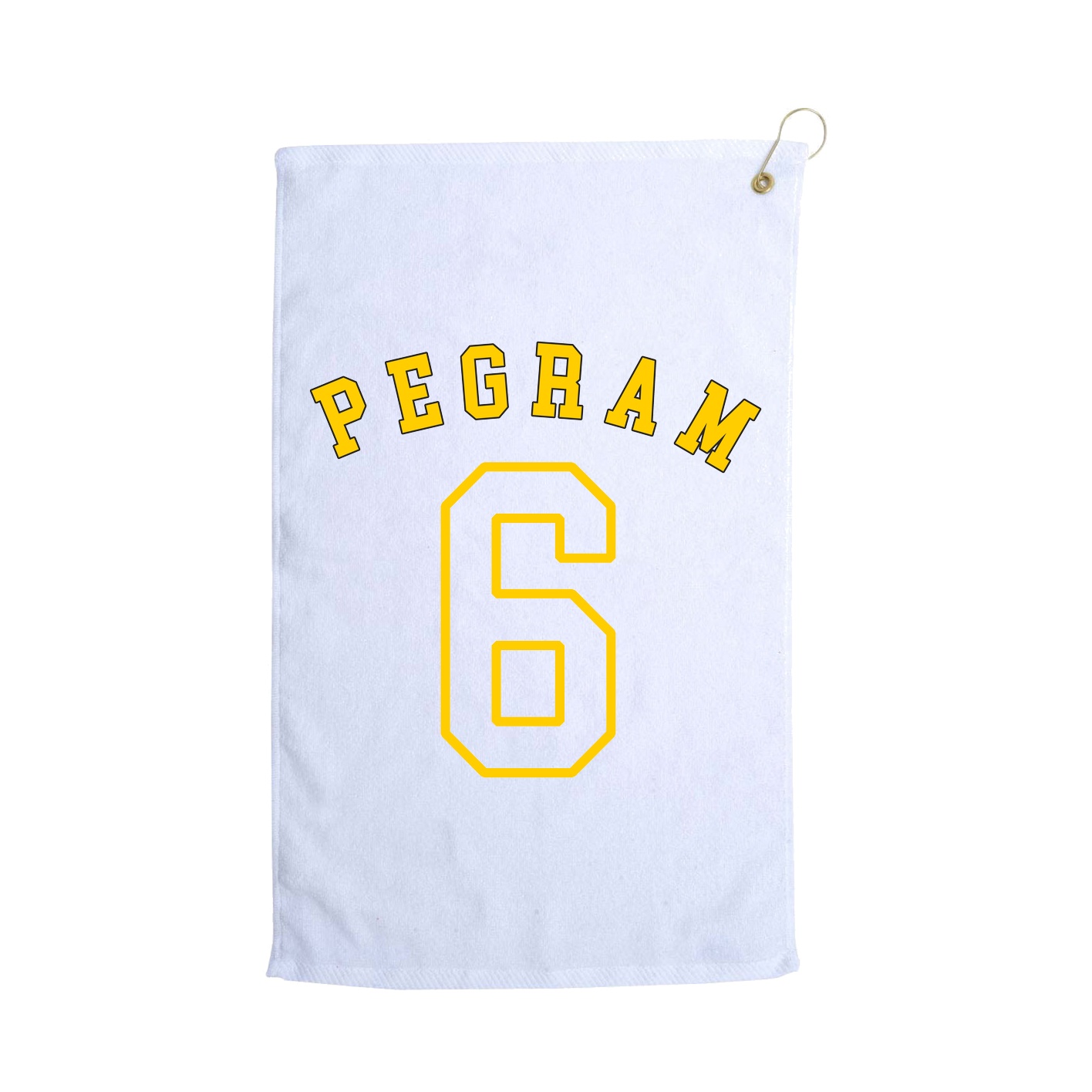 Golf Towel — Shirsey Arch in White