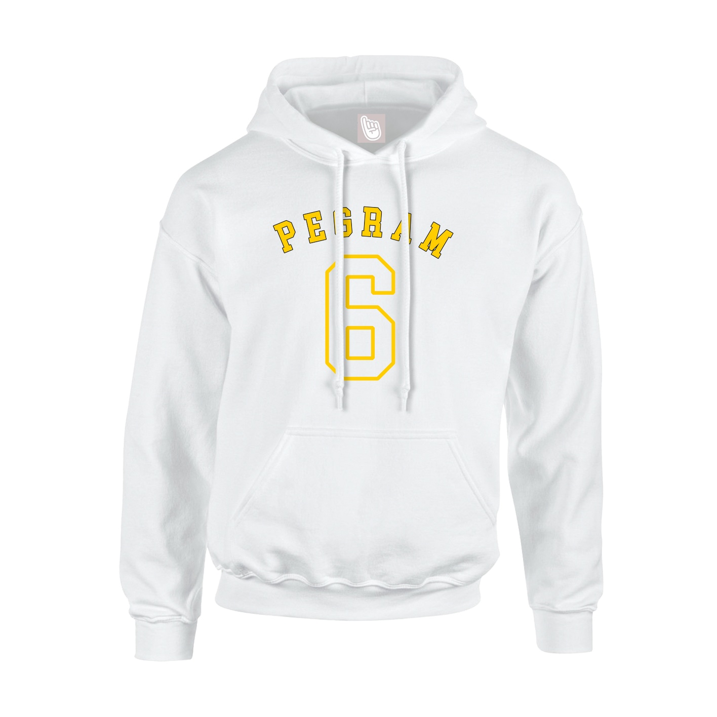 Hoodie — Shirsey Arch in White
