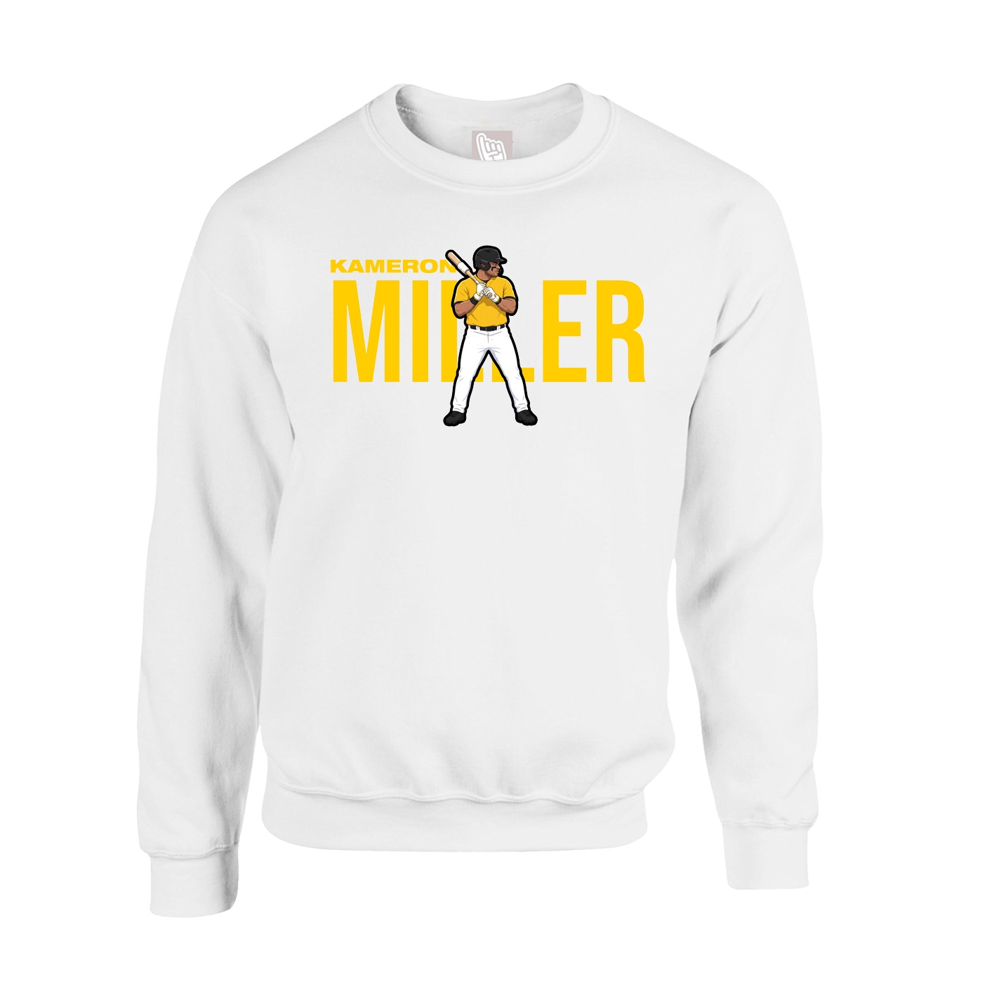 Fleece Crew — Player Name in White