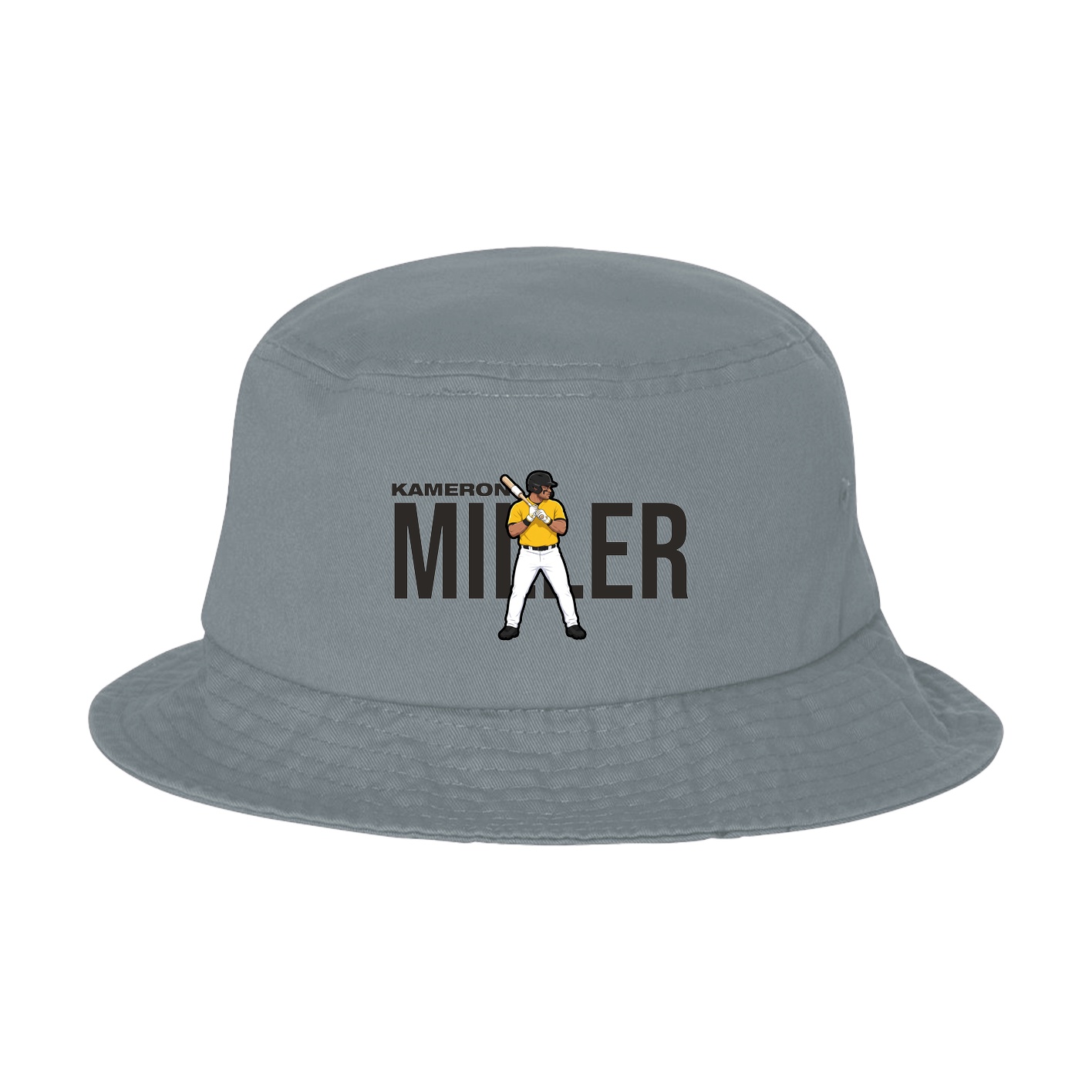 Bucket Cap — Player Name in Grey