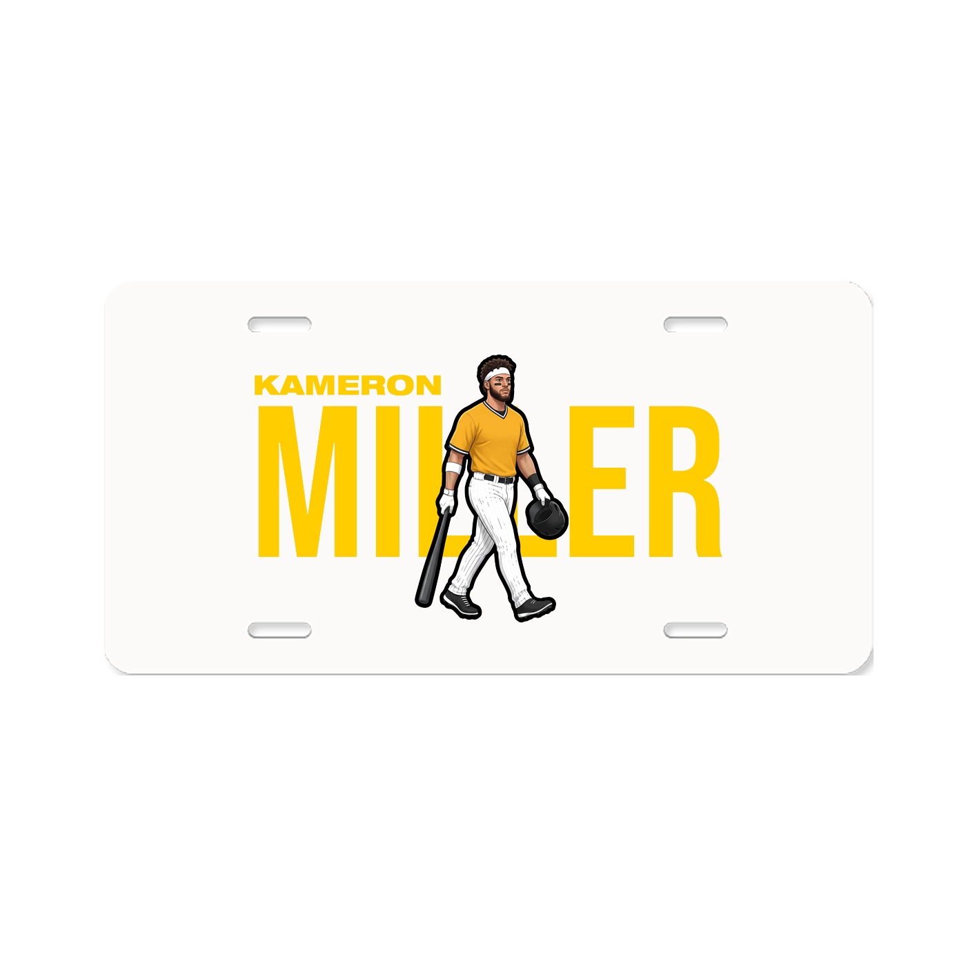 License Plate — Player Name in Classic