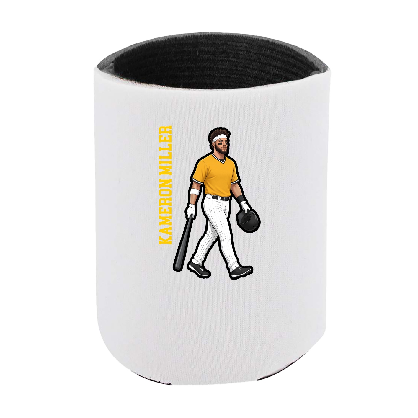 Can Holder — Name Vertical in White