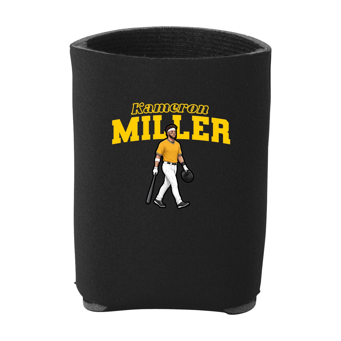 Can Holder — Name Arch in Black