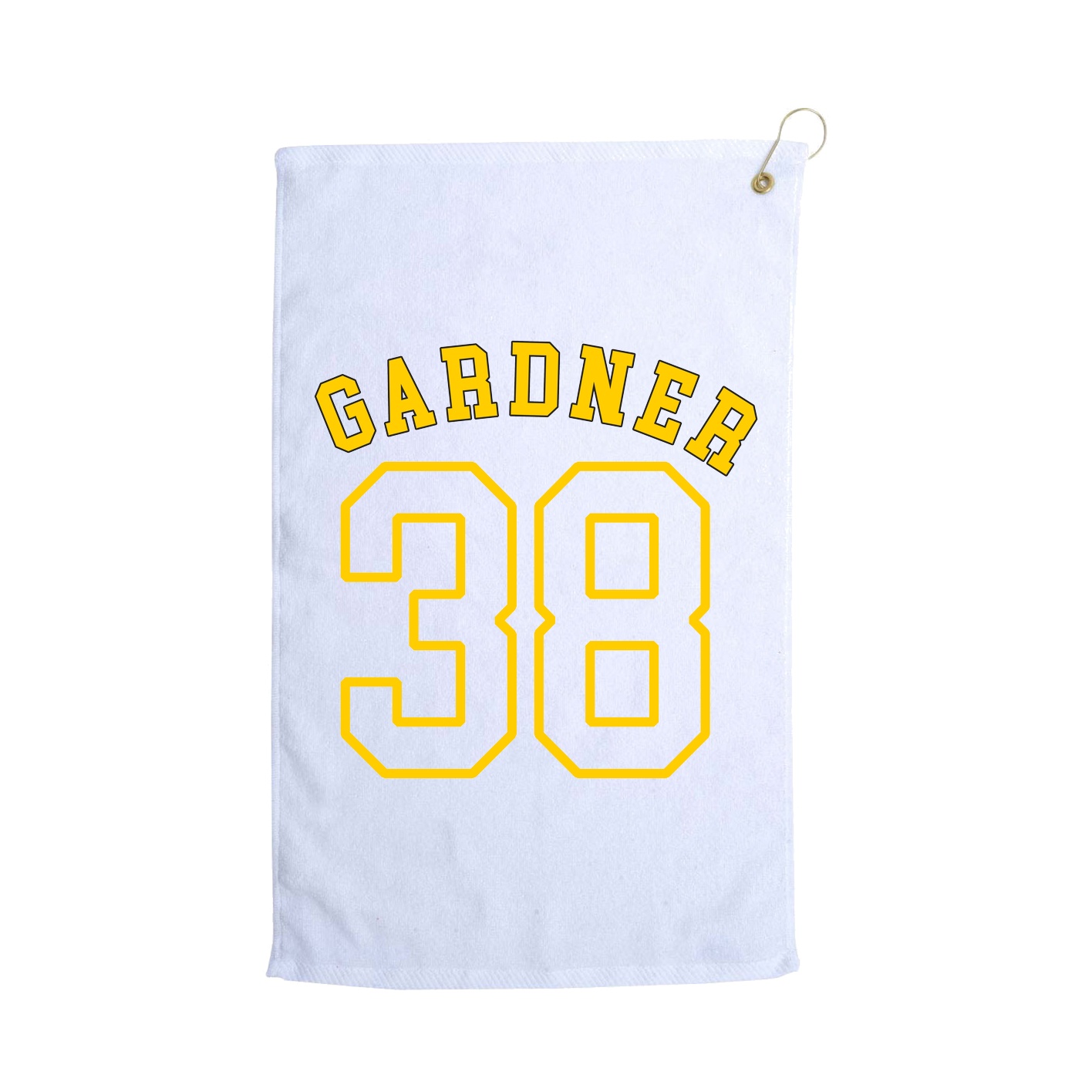Golf Towel — Shirsey Arch in White