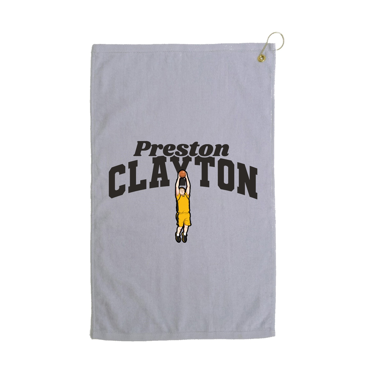 Golf Towel — Signature Arch in Grey