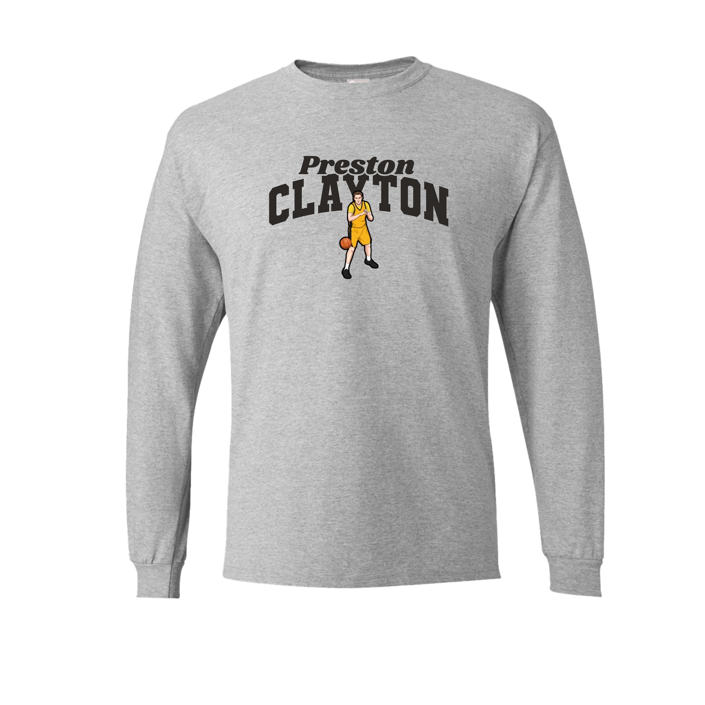 Long Sleeve Tee — Signature Arch in Grey