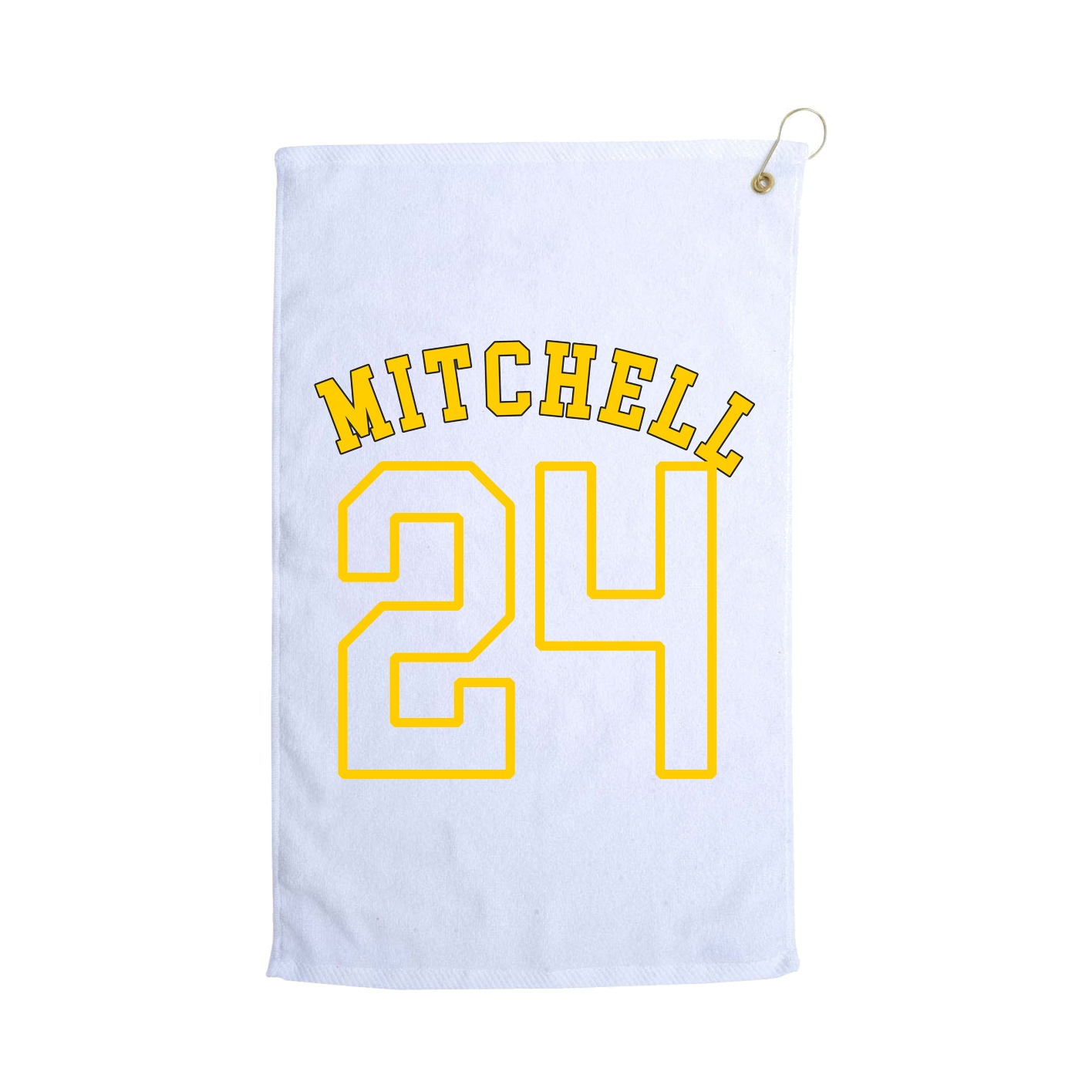 Golf Towel — Shirsey Arch in White