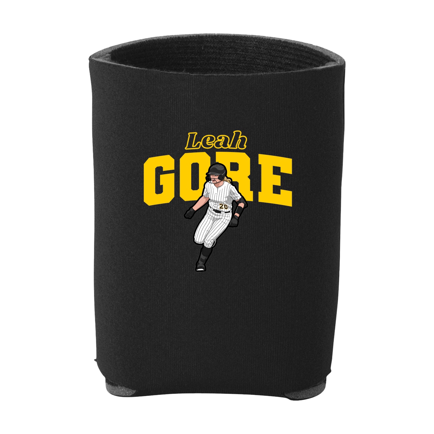 Can Holder — Name Arch in Black