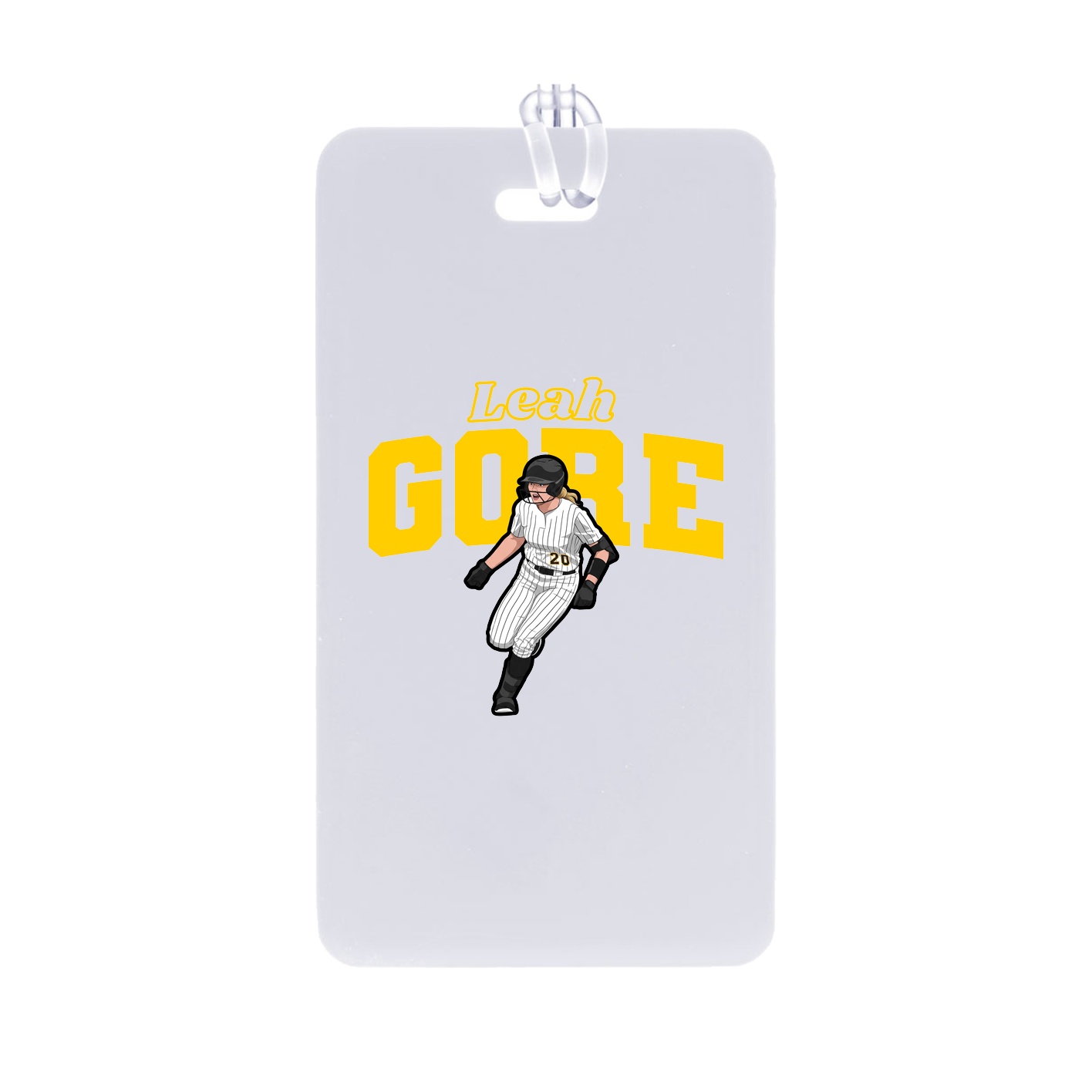 Bag Tag — Name Arch in Classic