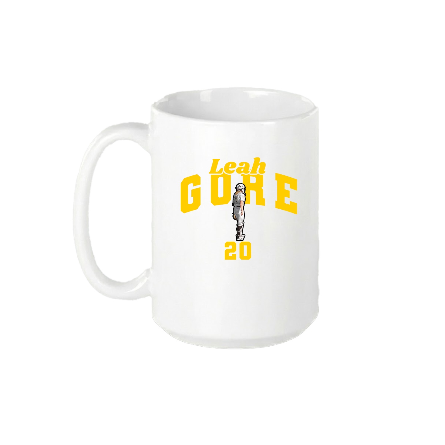 15oz Coffee Mug — Signature Arch in White