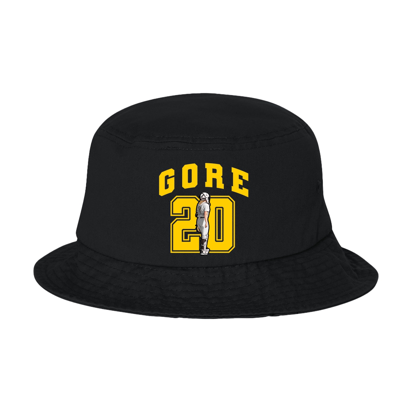 Bucket Cap — Number in Black
