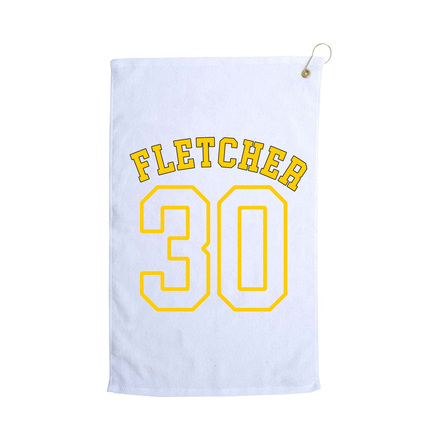 Golf Towel — Shirsey Arch in White