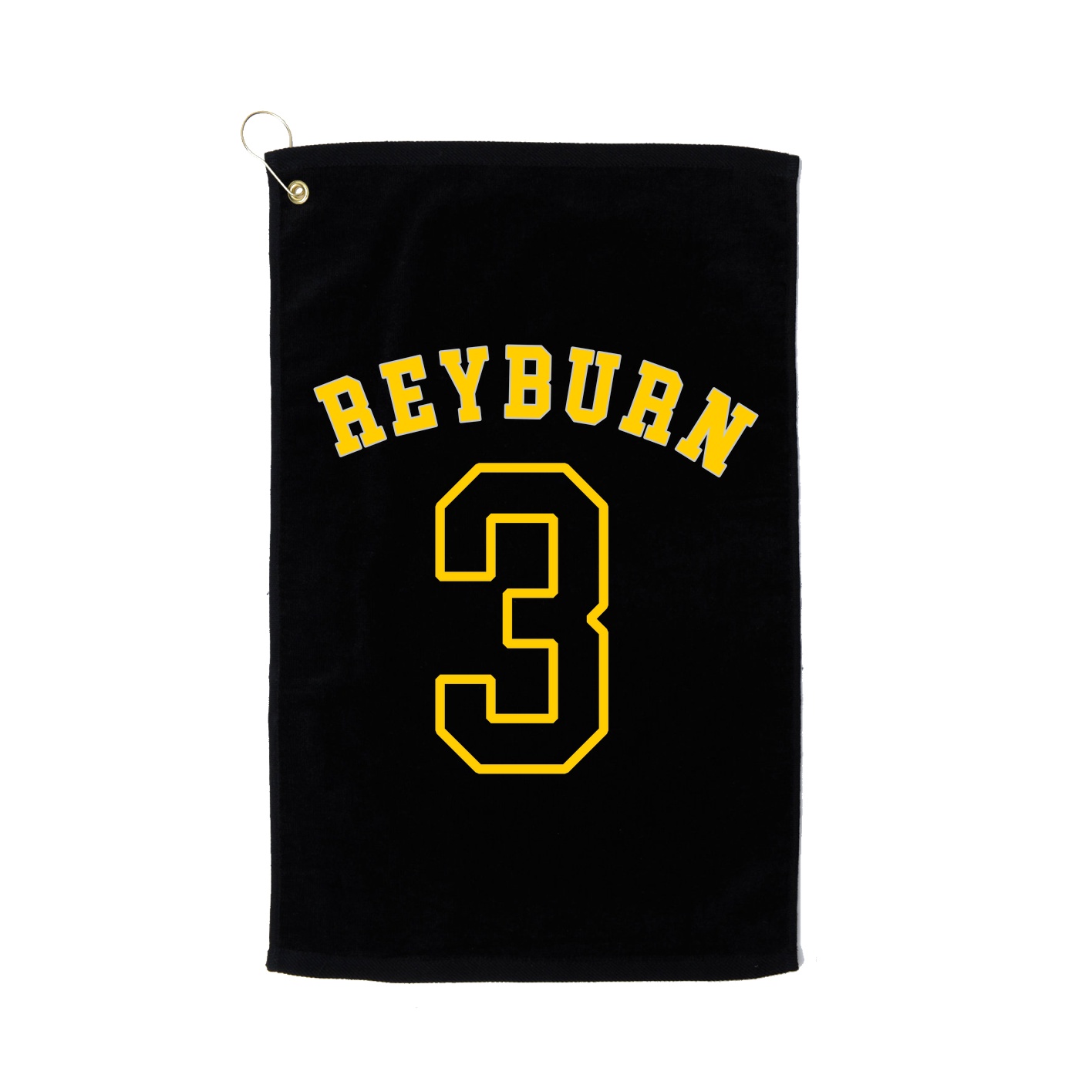 Golf Towel — Shirsey Arch in Black