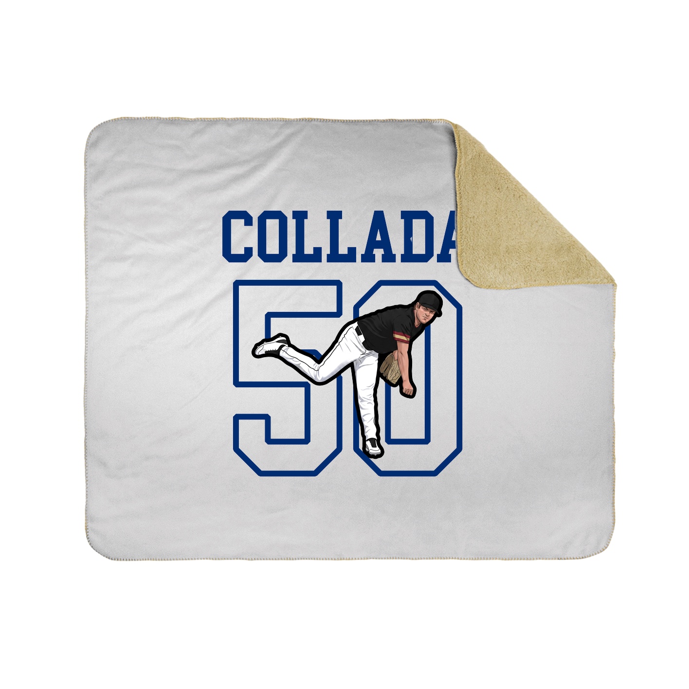 Throw Blanket — Shirsey in White