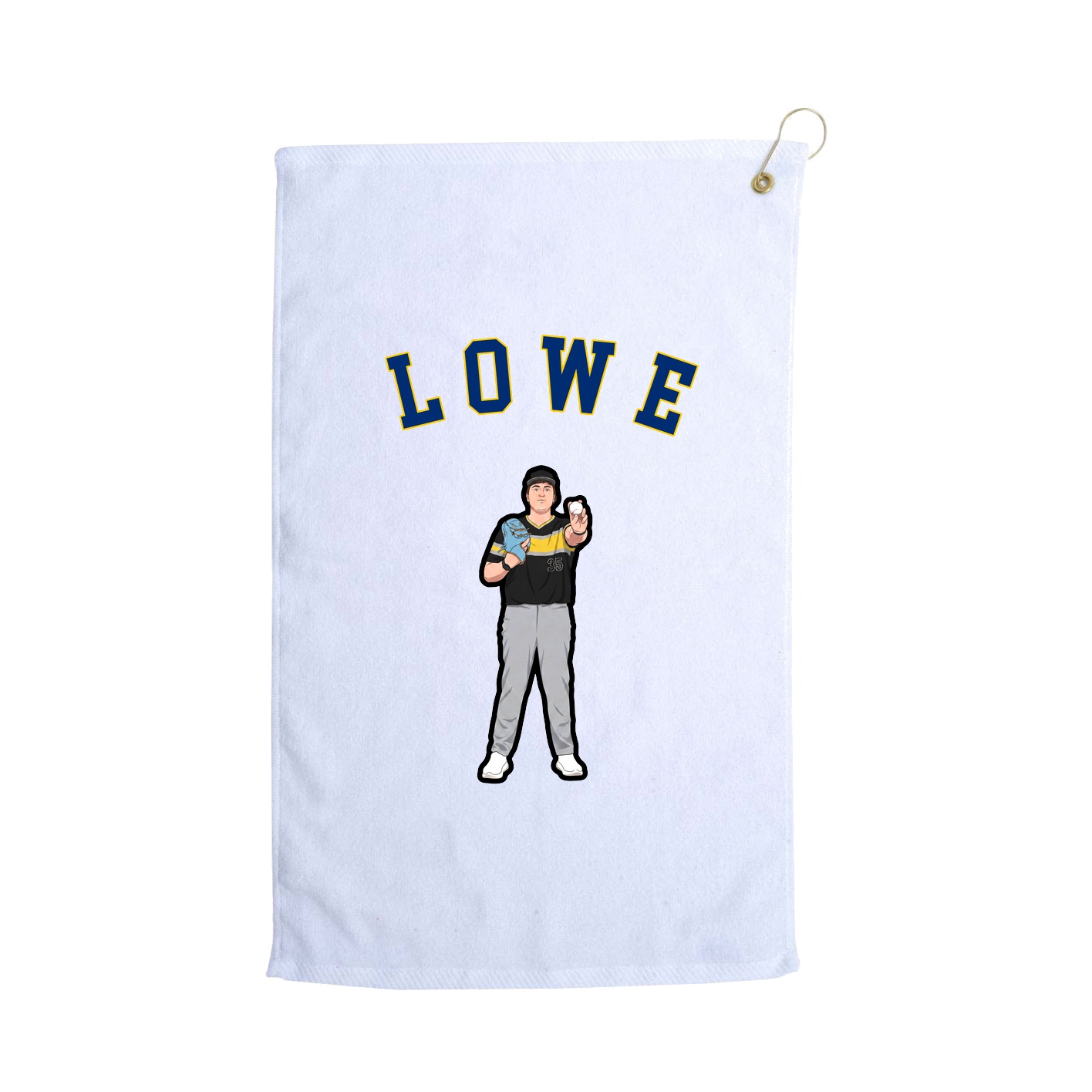 Golf Towel — Shirsey Arch in White