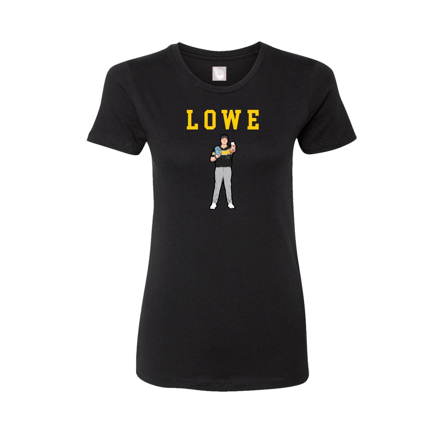 Fitted Women's Tee — Shirsey in Black